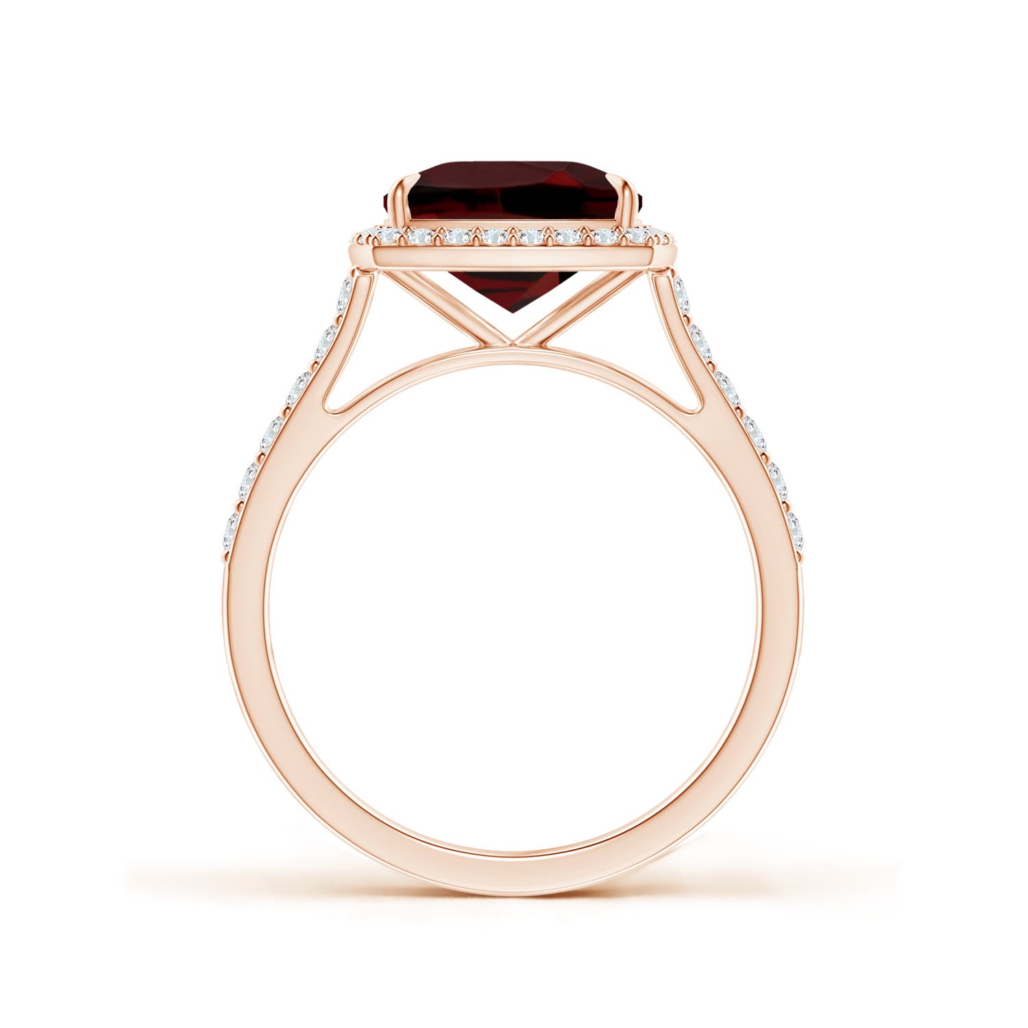 AAA - Garnet / 3.31 CT / 14 KT Rose Gold