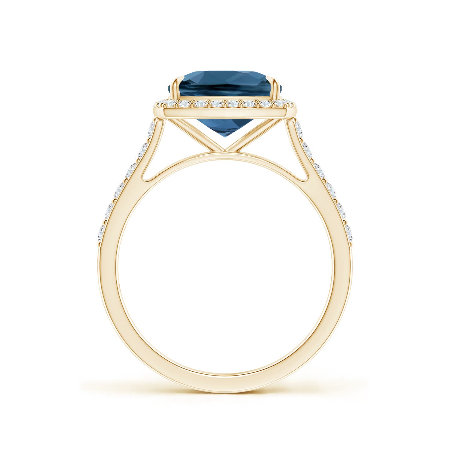 AA - London Blue Topaz / 2.61 CT / 14 KT Yellow Gold