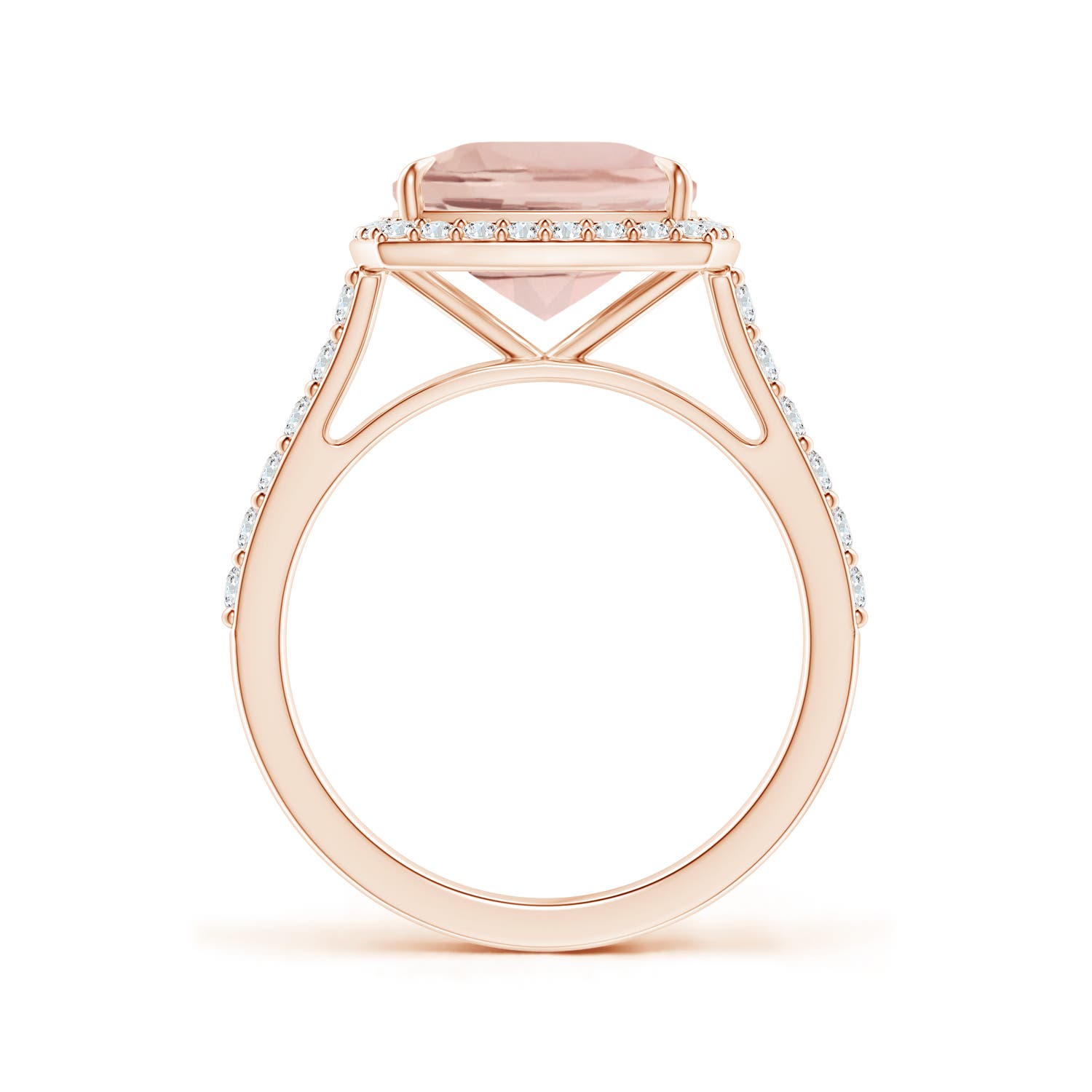 AA - Morganite / 3.21 CT / 14 KT Rose Gold