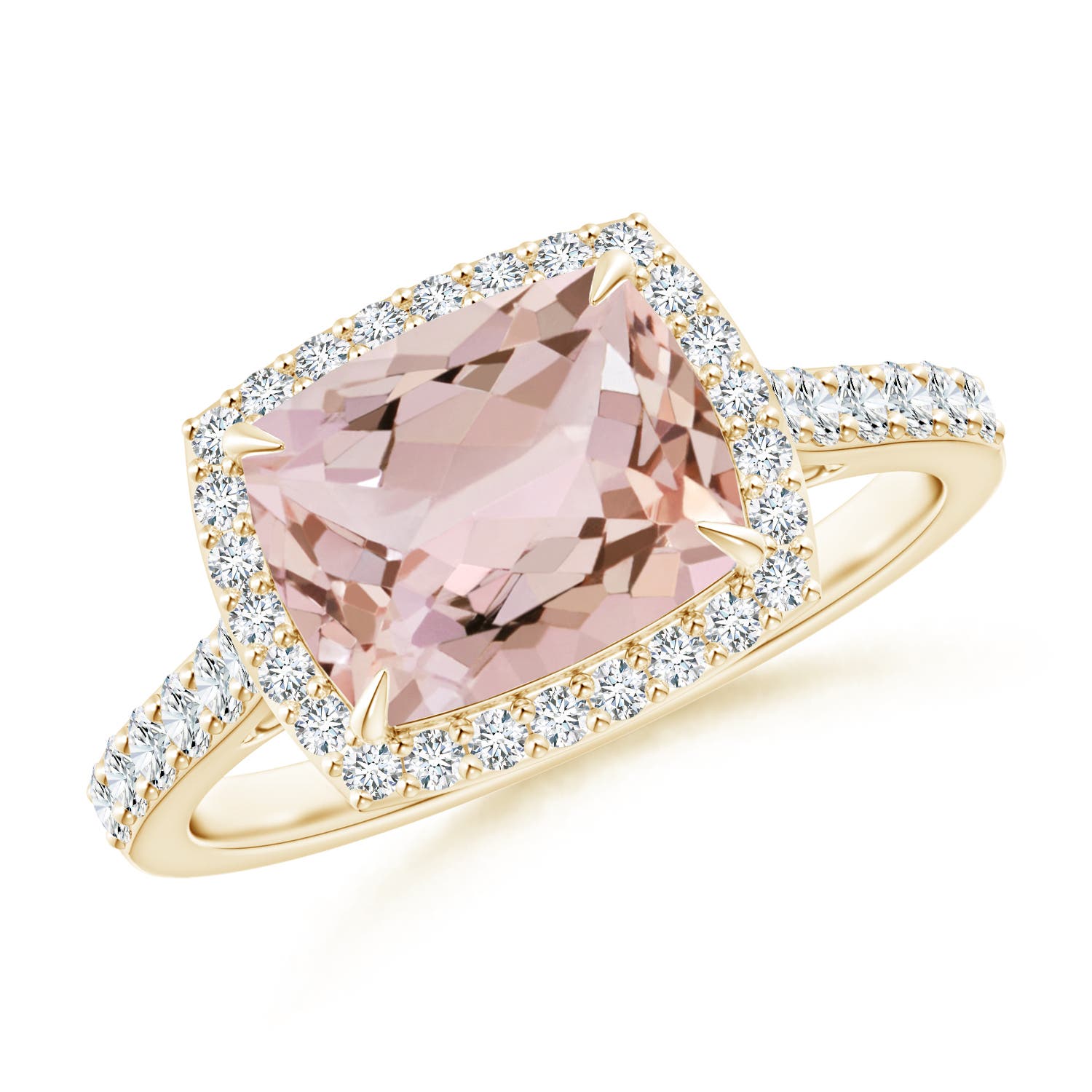 AA - Morganite / 2.21 CT / 14 KT Yellow Gold