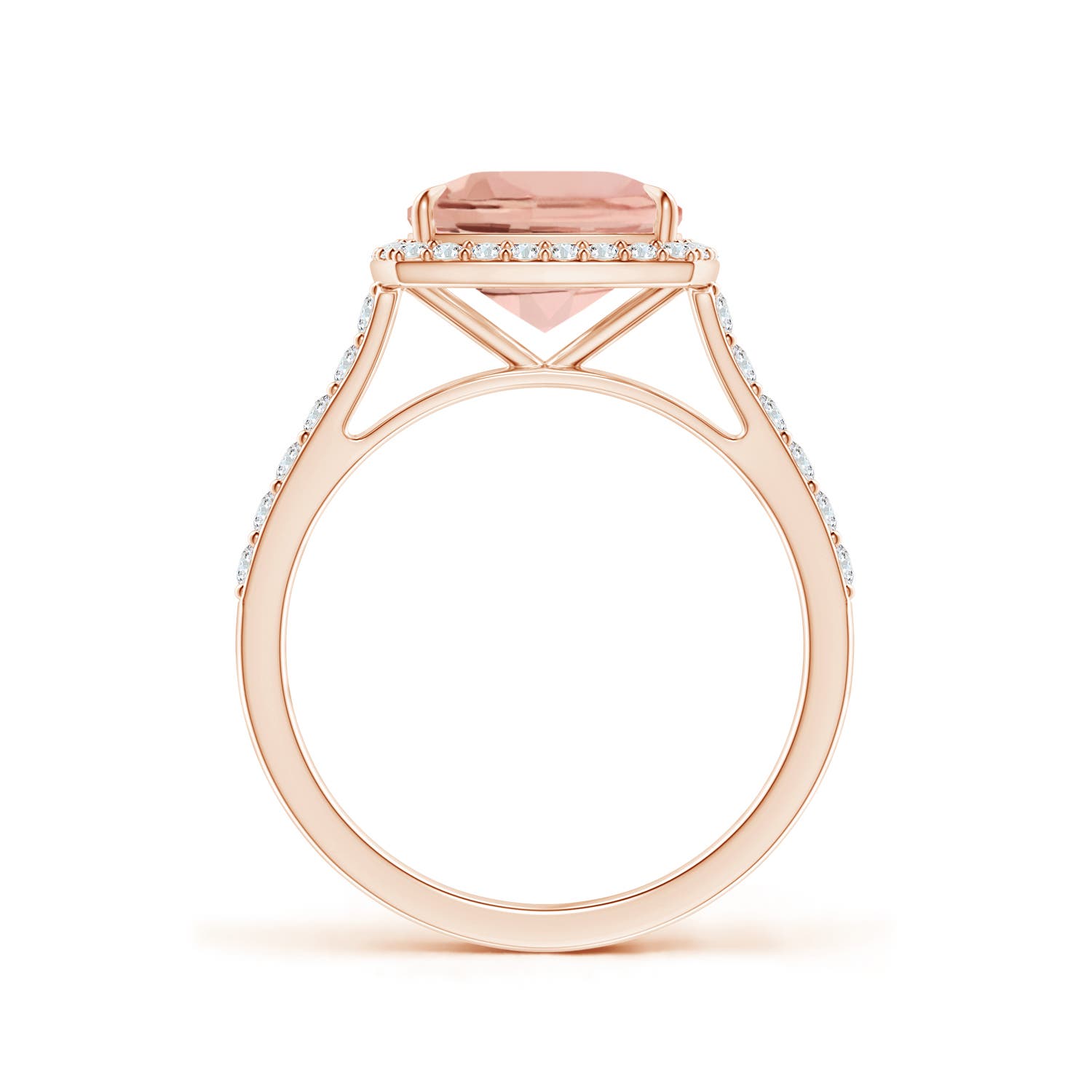 AAAA - Morganite / 2.21 CT / 14 KT Rose Gold