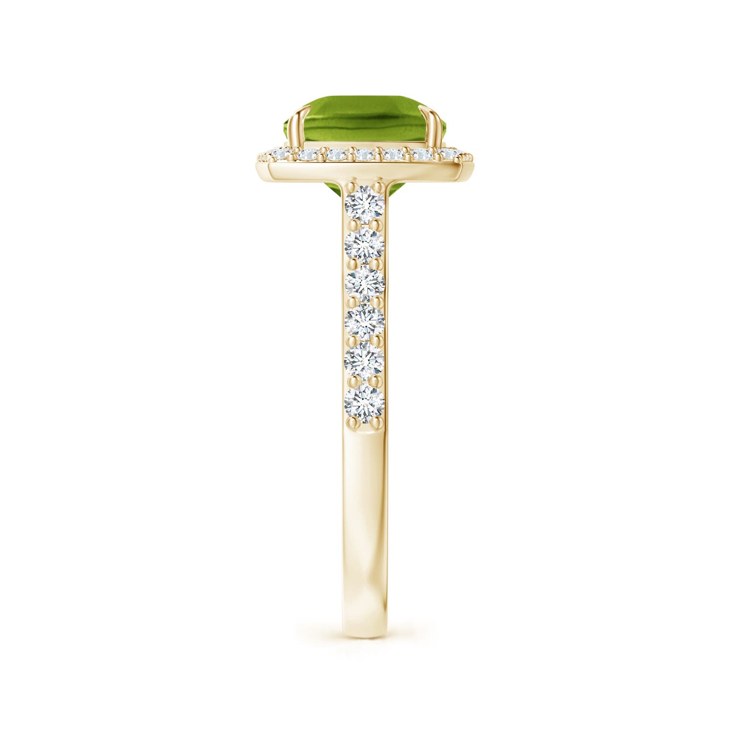 AAAA - Peridot / 3.41 CT / 14 KT Yellow Gold