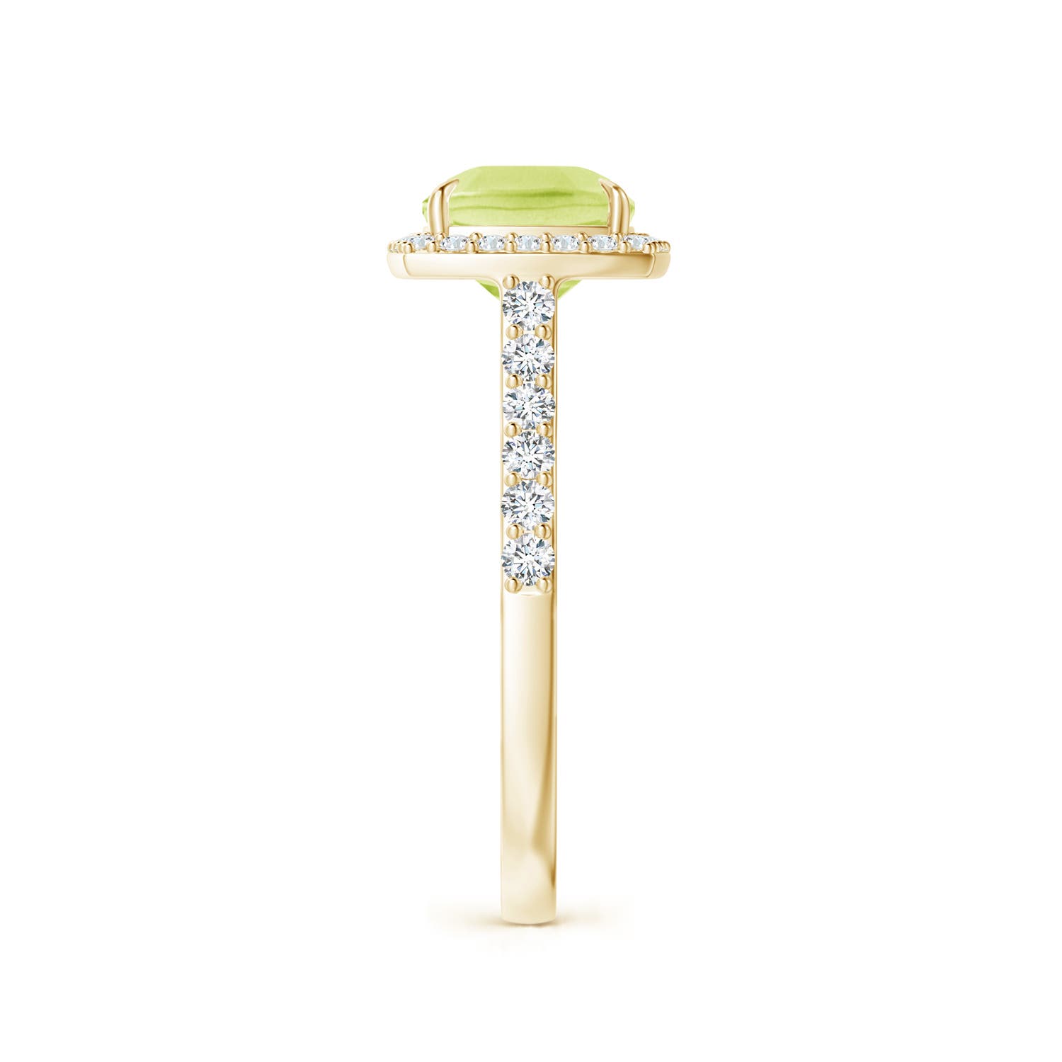 A - Peridot / 2.51 CT / 14 KT Yellow Gold