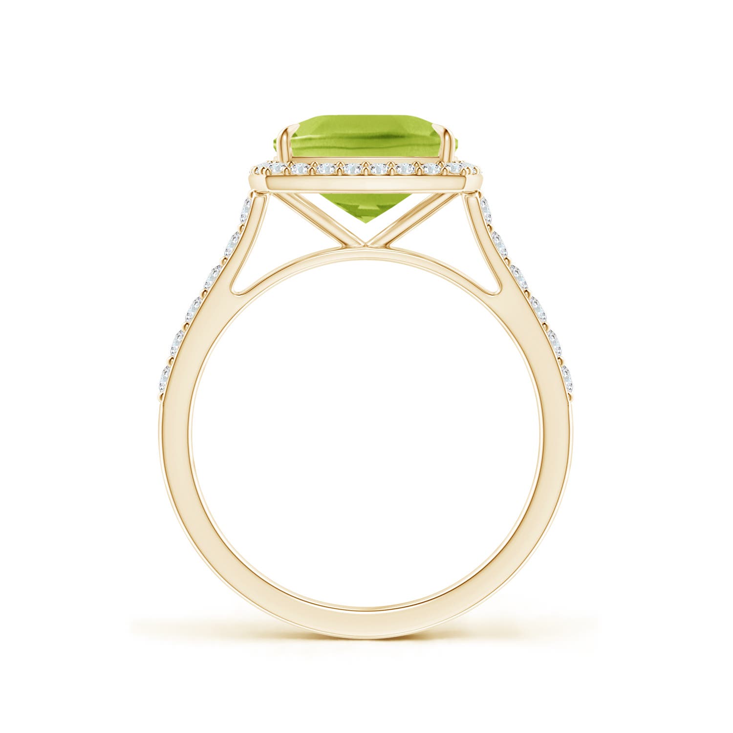 AA - Peridot / 2.51 CT / 14 KT Yellow Gold