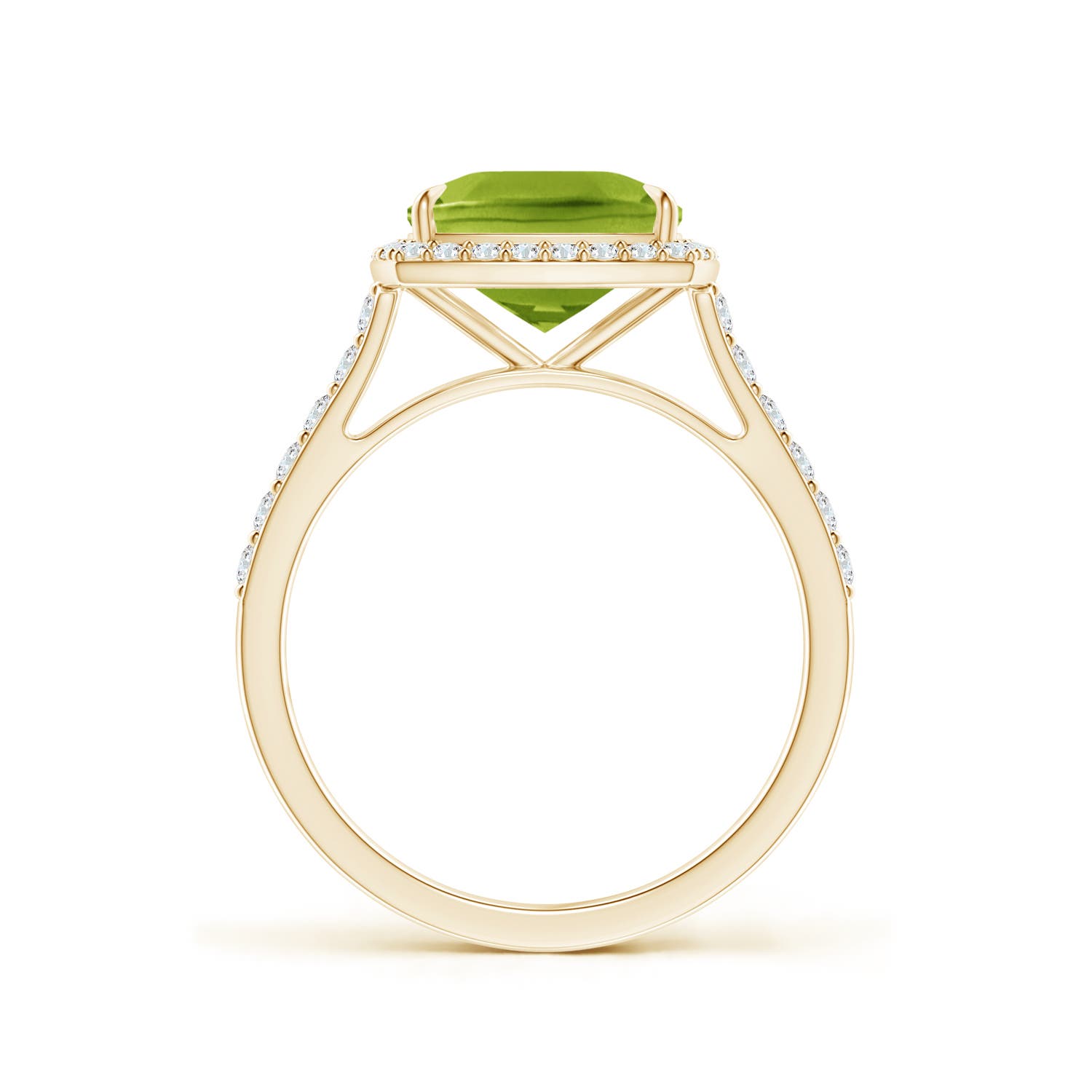 AAA - Peridot / 2.51 CT / 14 KT Yellow Gold