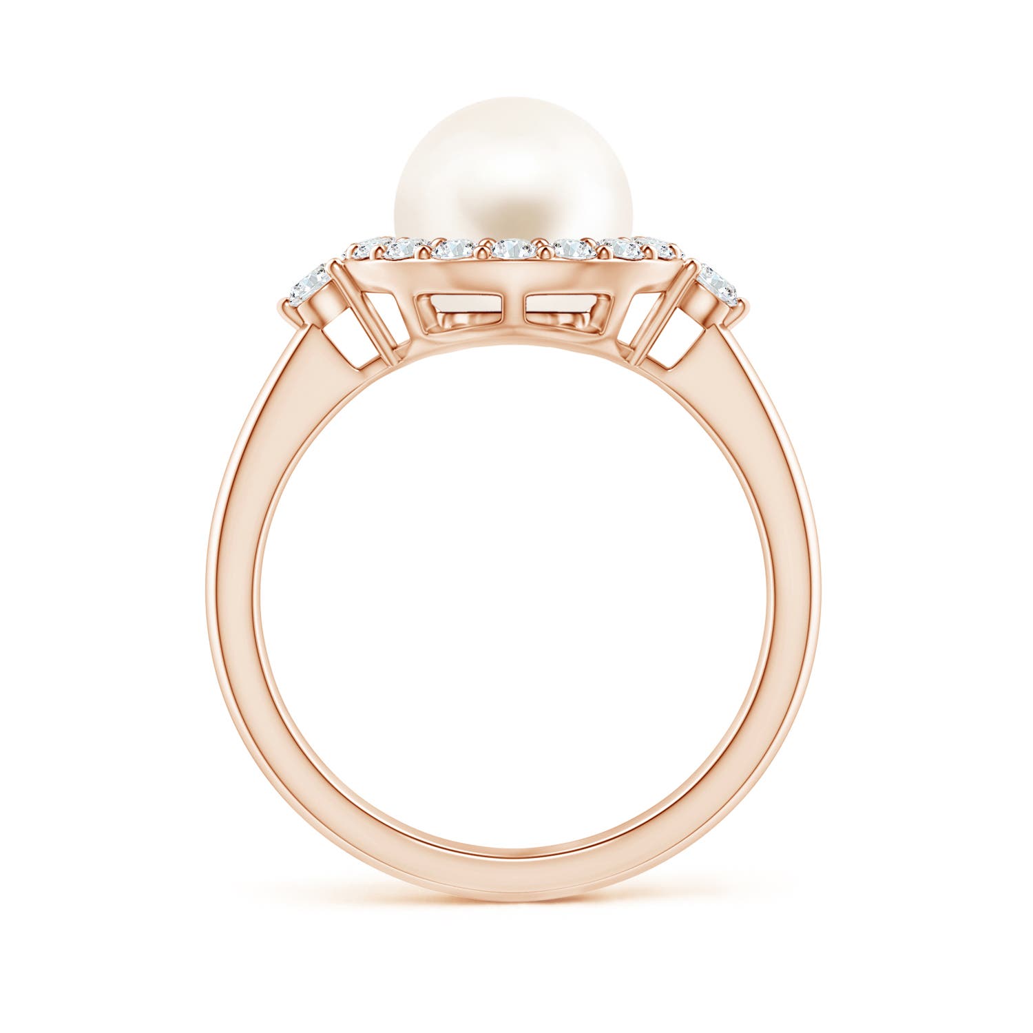 AAA / 4.14 CT / 14 KT Rose Gold