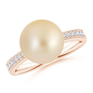 Round AA Golden South Sea Cultured Pearl