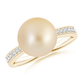 Round AA Golden South Sea Cultured Pearl