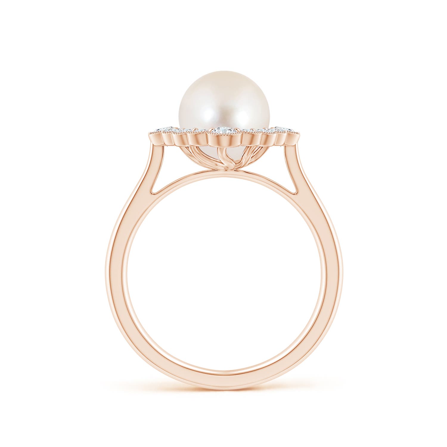 AAAA / 4.15 CT / 14 KT Rose Gold