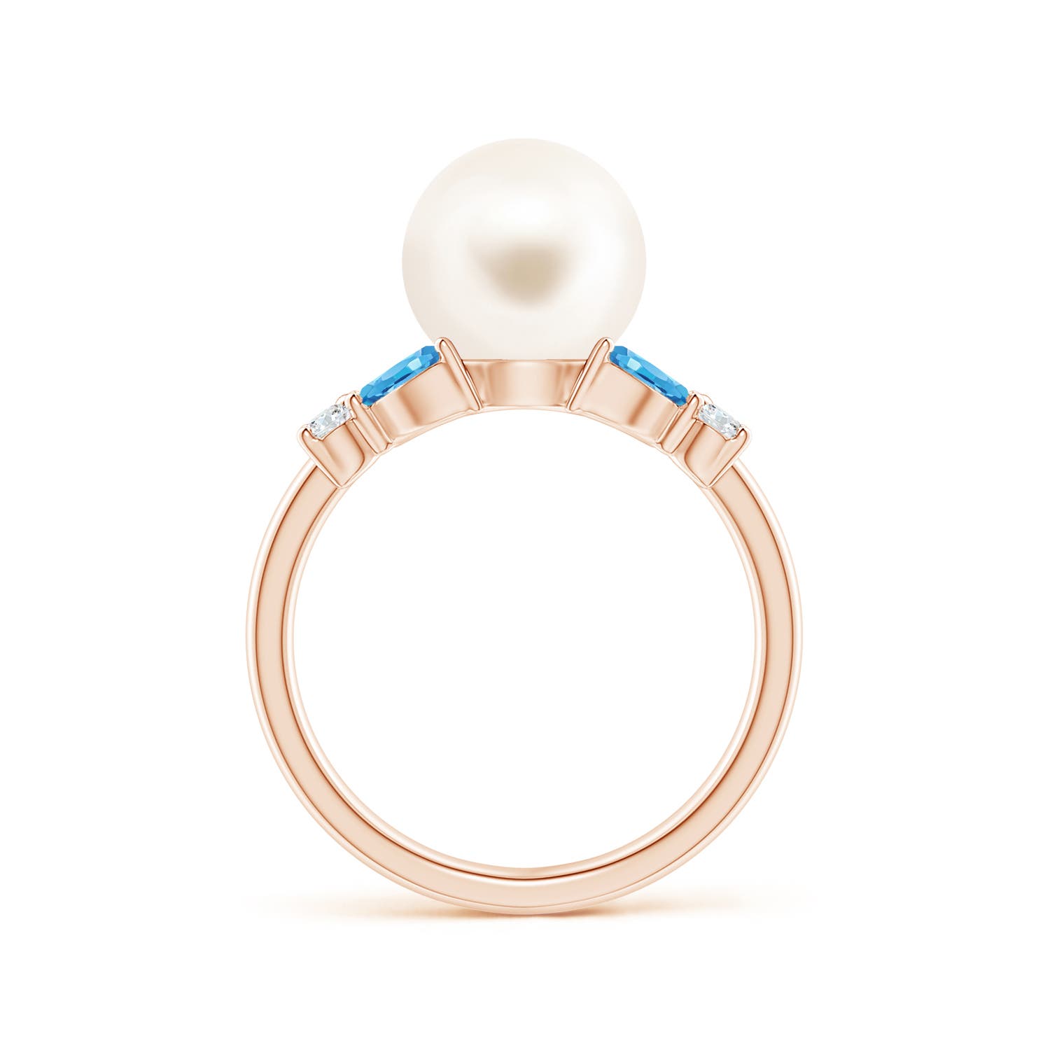 AAA / 6.11 CT / 14 KT Rose Gold