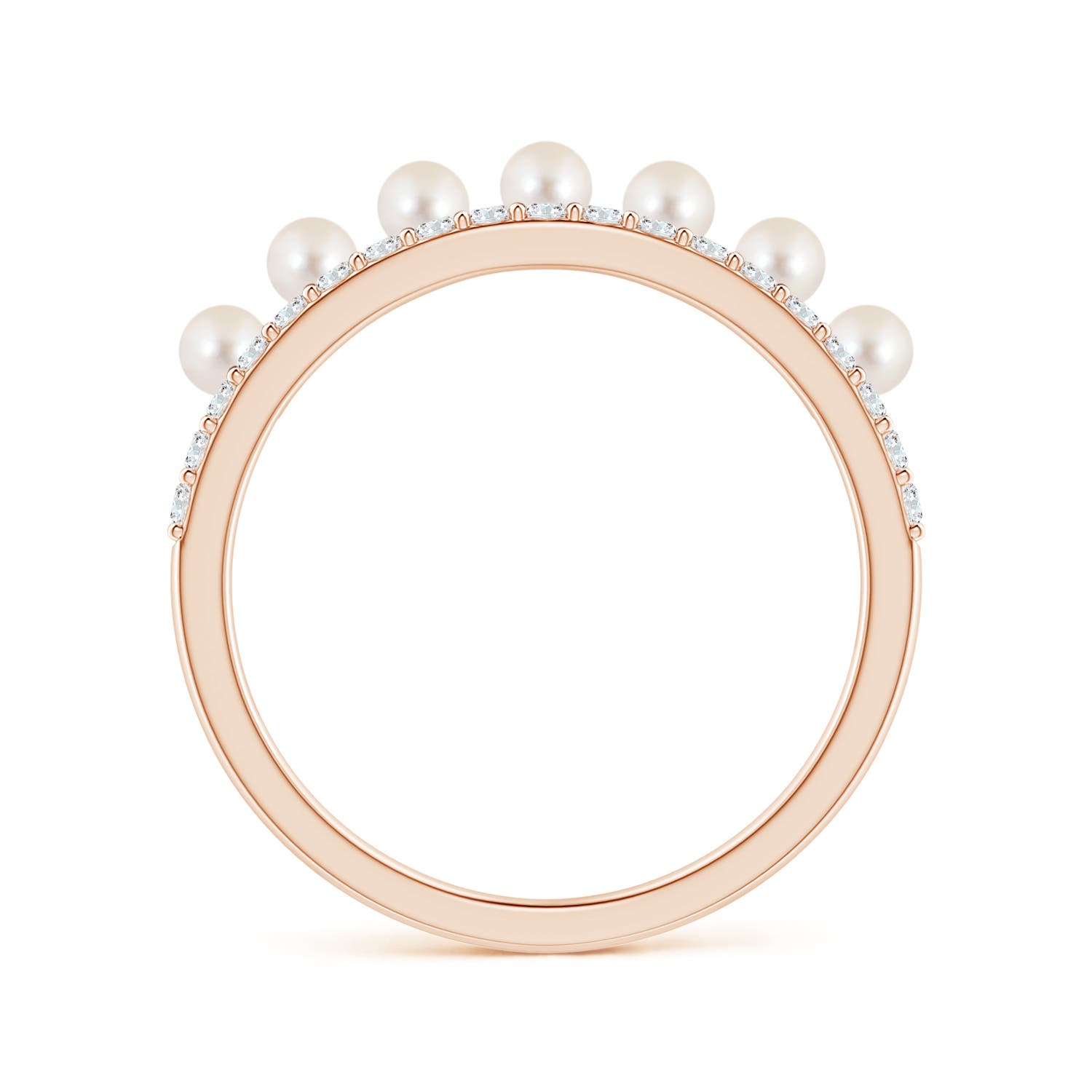 AAAA / 0.93 CT / 14 KT Rose Gold