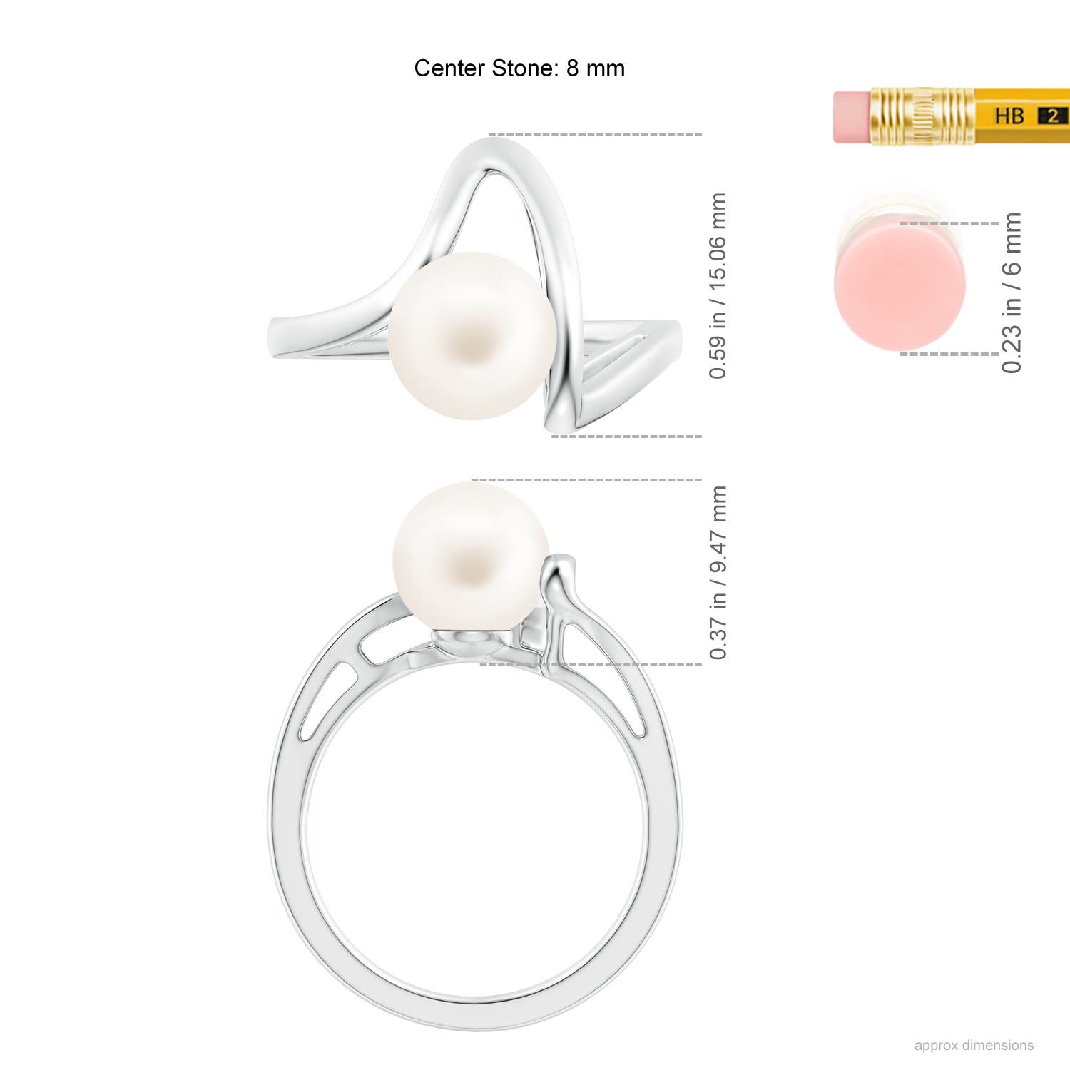 AA / 3.7 CT / 14 KT White Gold