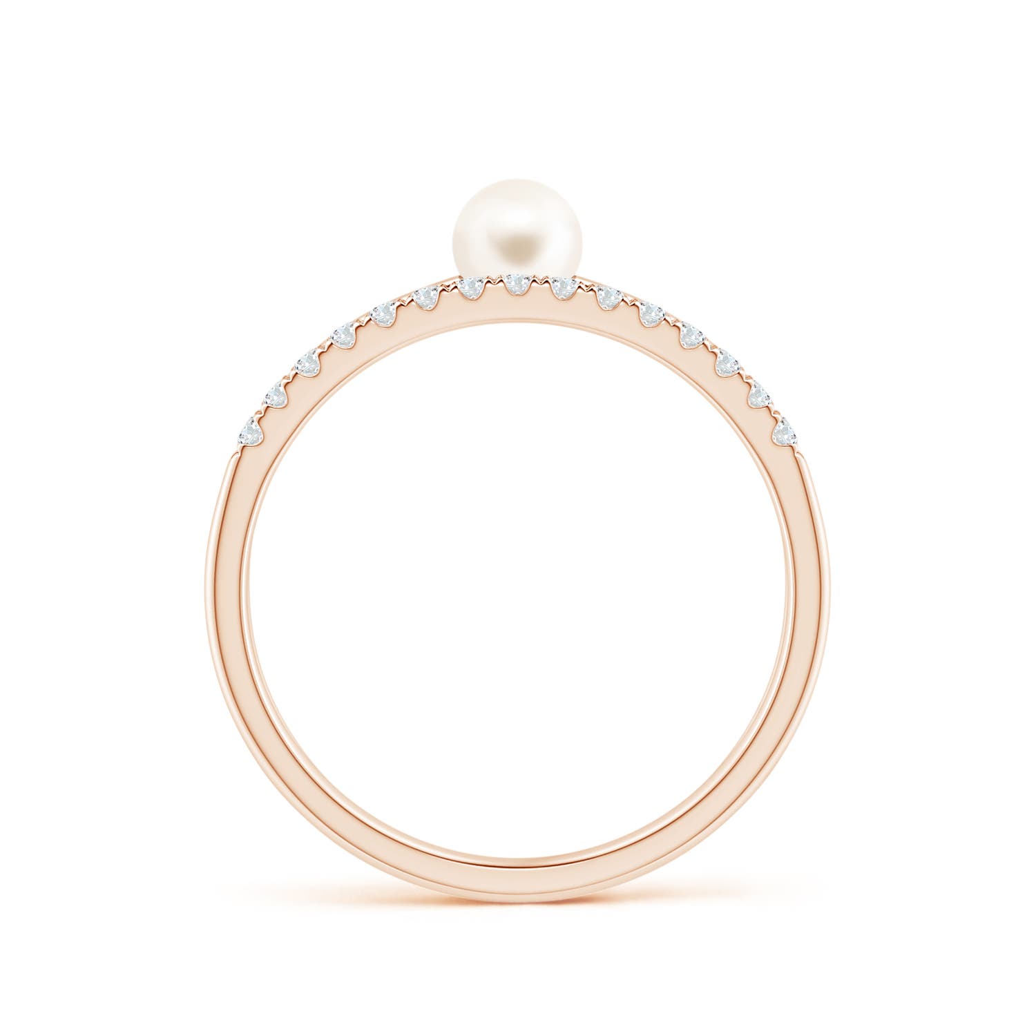 AAA / 0.52 CT / 14 KT Rose Gold