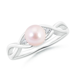Platinum Akoya Pearl Rings