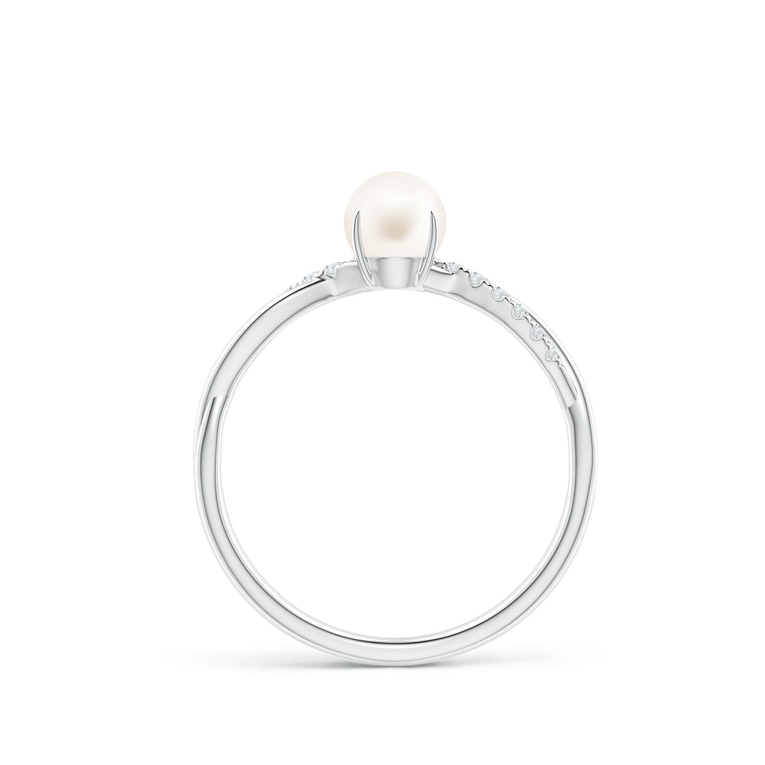 AA / 0.96 CT / 14 KT White Gold