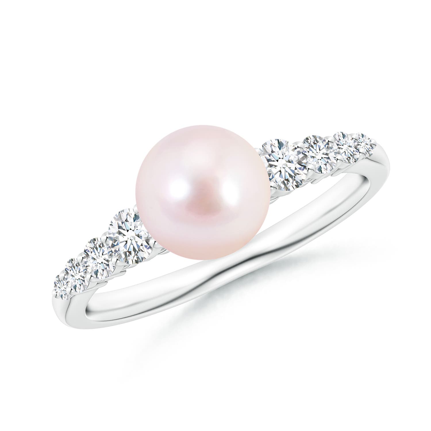 Platinum Akoya Cultured Pearl Rings