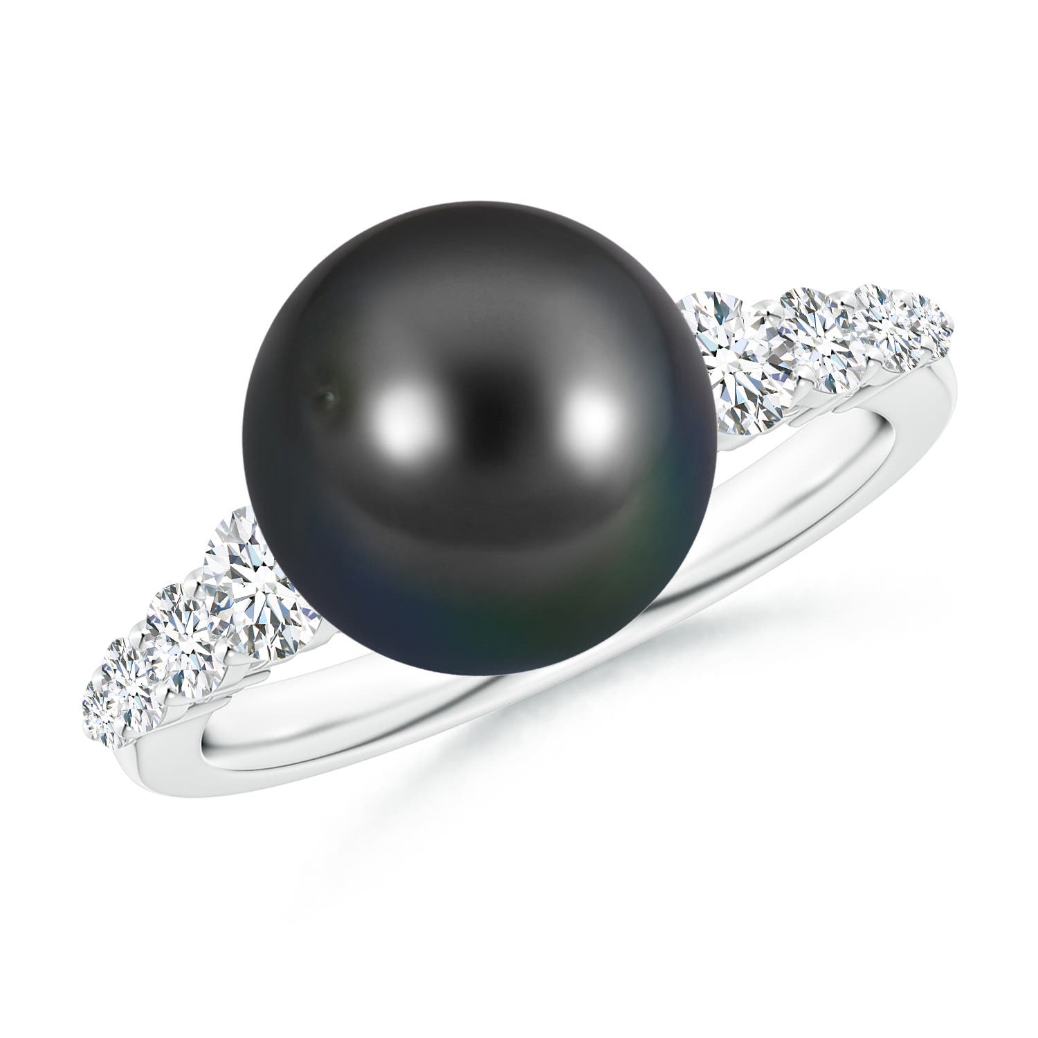 Image Representation of the Platinum Tahitian Cultured Pearl Rings