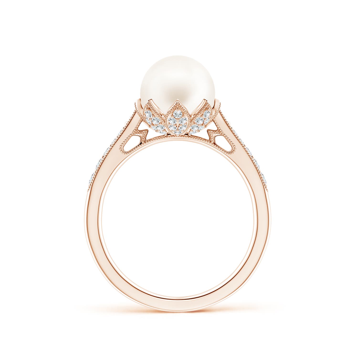 AA / 3.89 CT / 14 KT Rose Gold