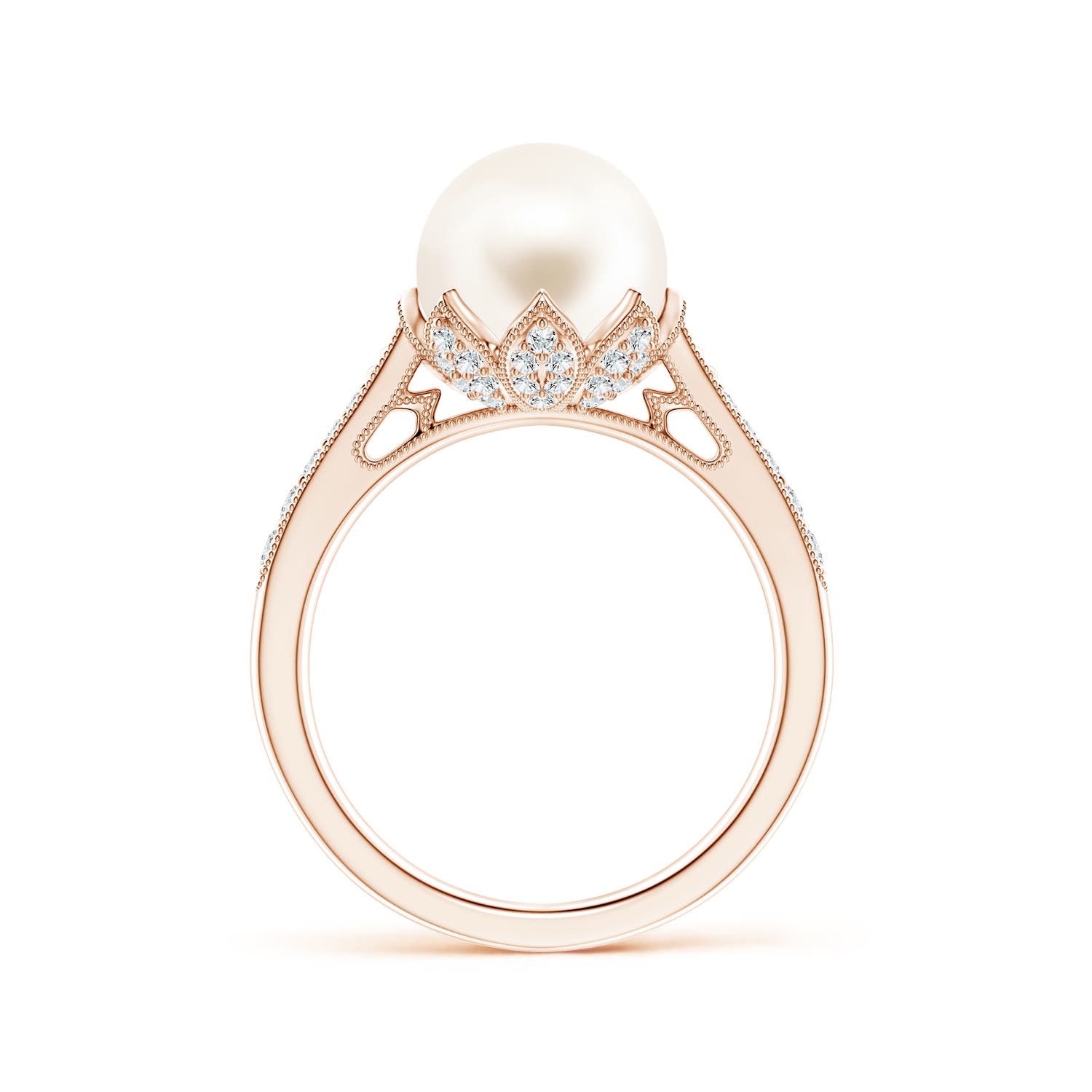 AAA / 5.55 CT / 14 KT Rose Gold