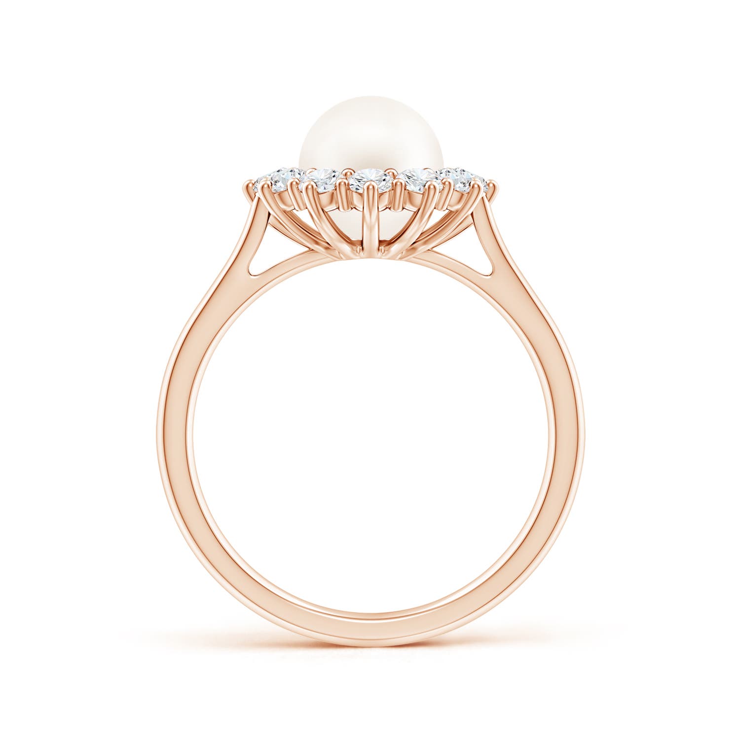 AA / 3 CT / 14 KT Rose Gold