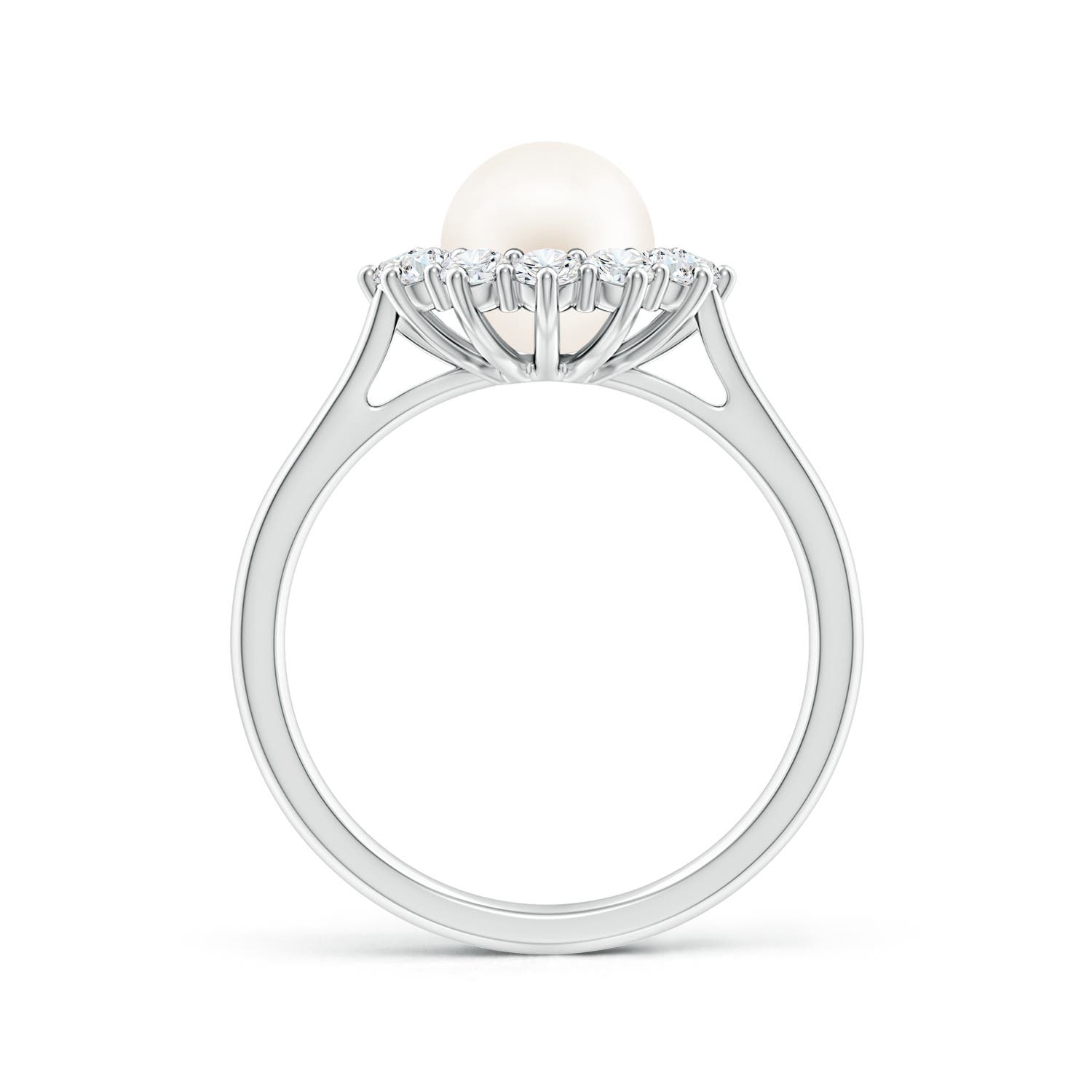 AA / 3 CT / 14 KT White Gold