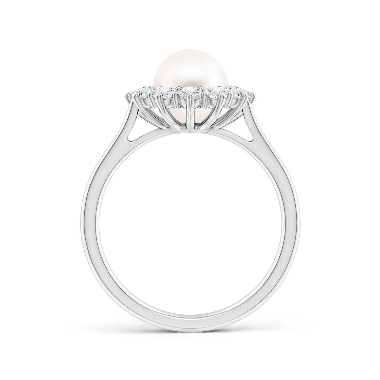 AAA / 3 CT / 14 KT White Gold