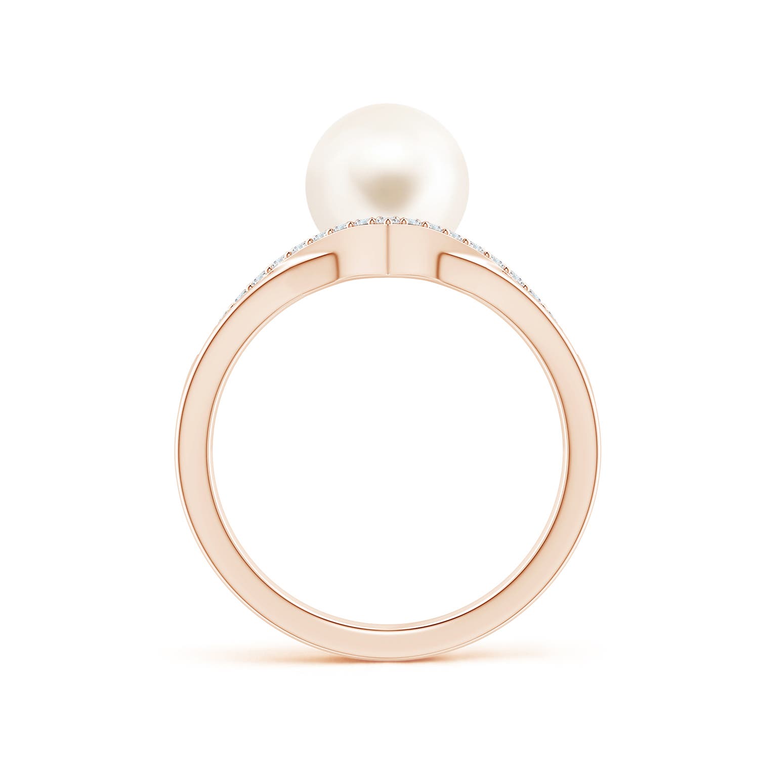 AAA / 3.85 CT / 14 KT Rose Gold