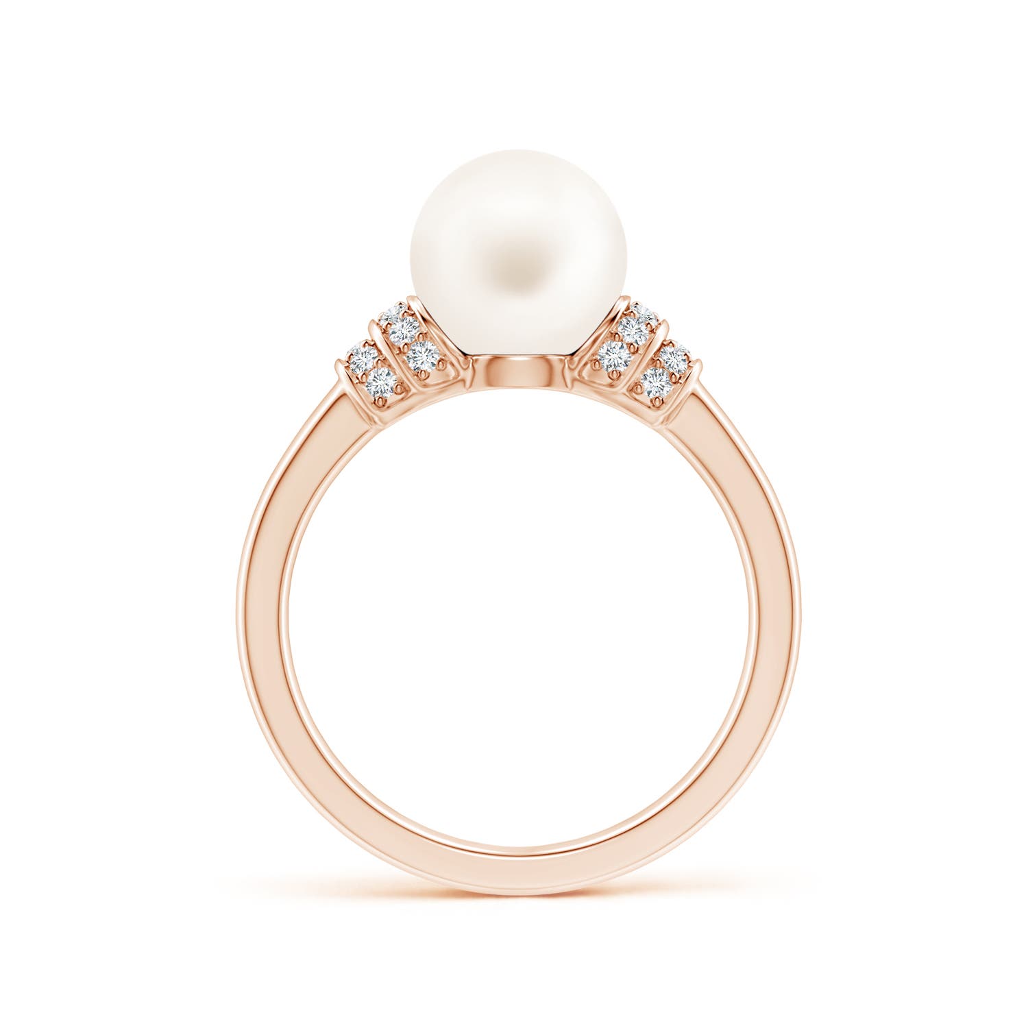 AA / 3.88 CT / 14 KT Rose Gold