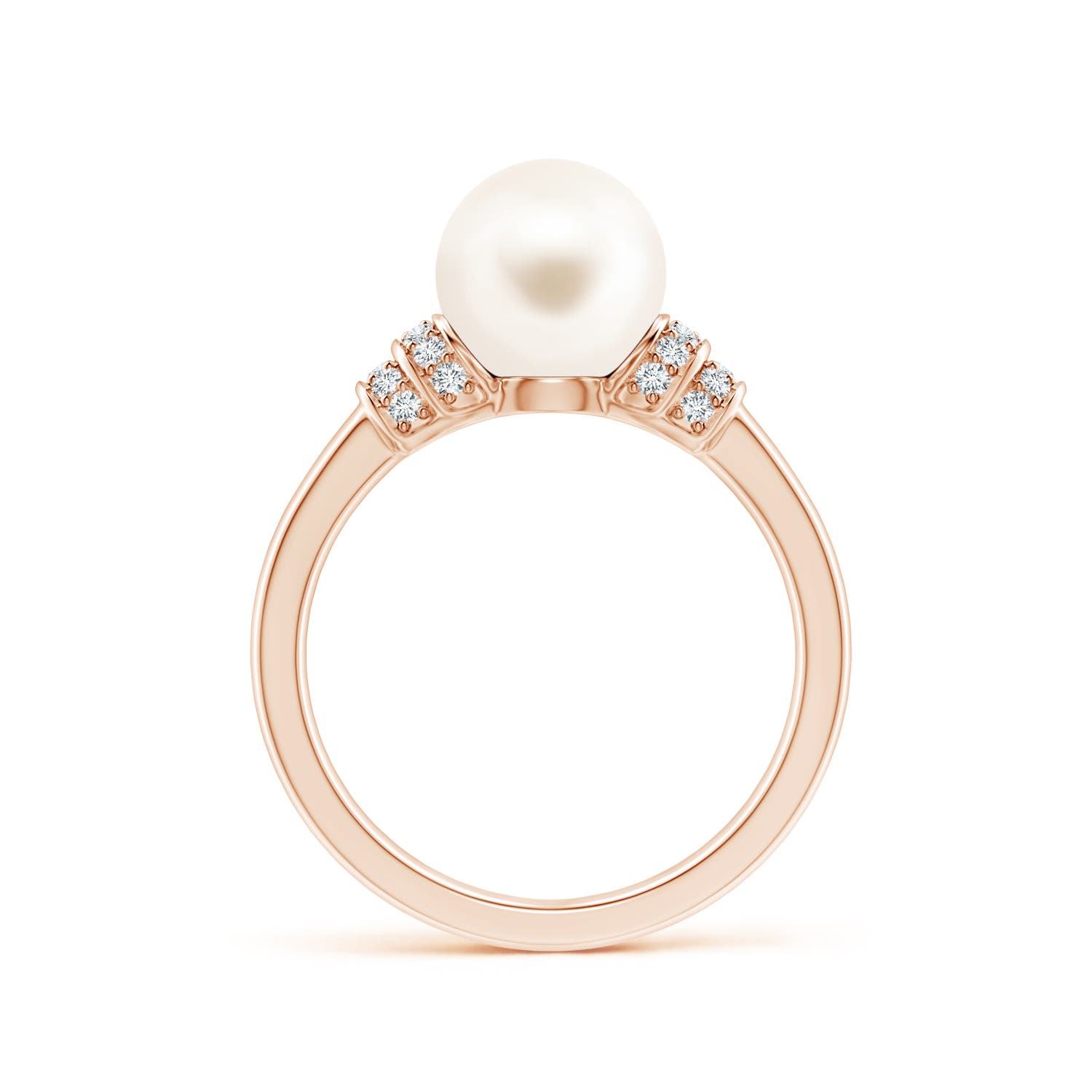 AAA / 3.88 CT / 14 KT Rose Gold