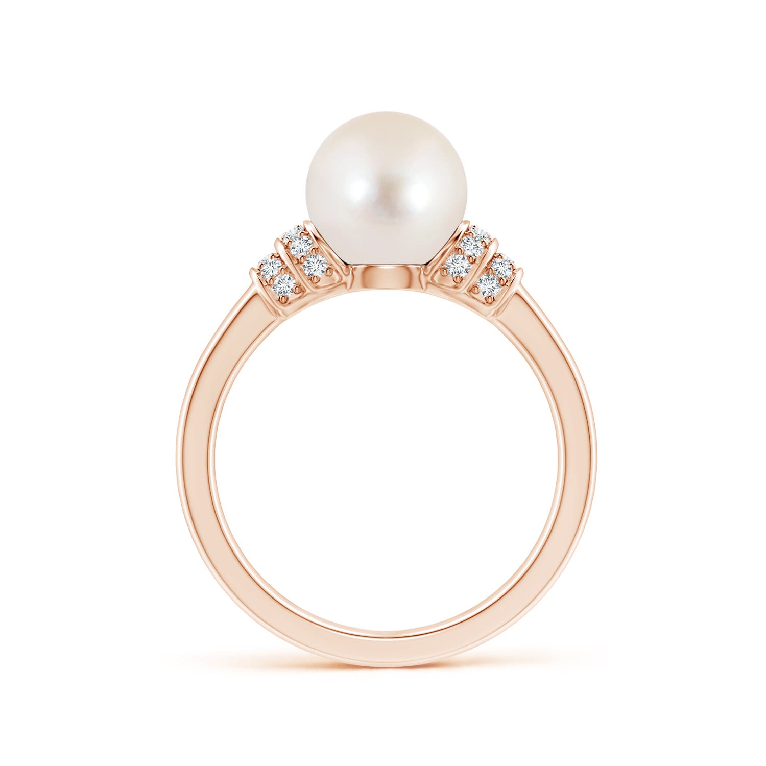 AAAA / 3.88 CT / 14 KT Rose Gold