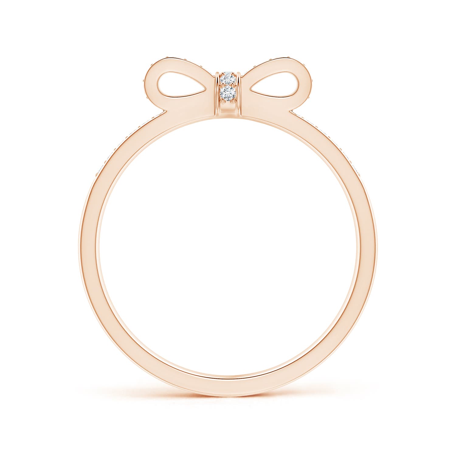 F-G, VS / 0.15 CT / 14 KT Rose Gold