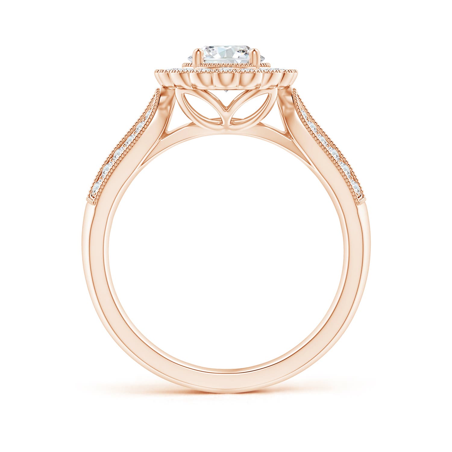 F-G, VS / 1.02 CT / 14 KT Rose Gold