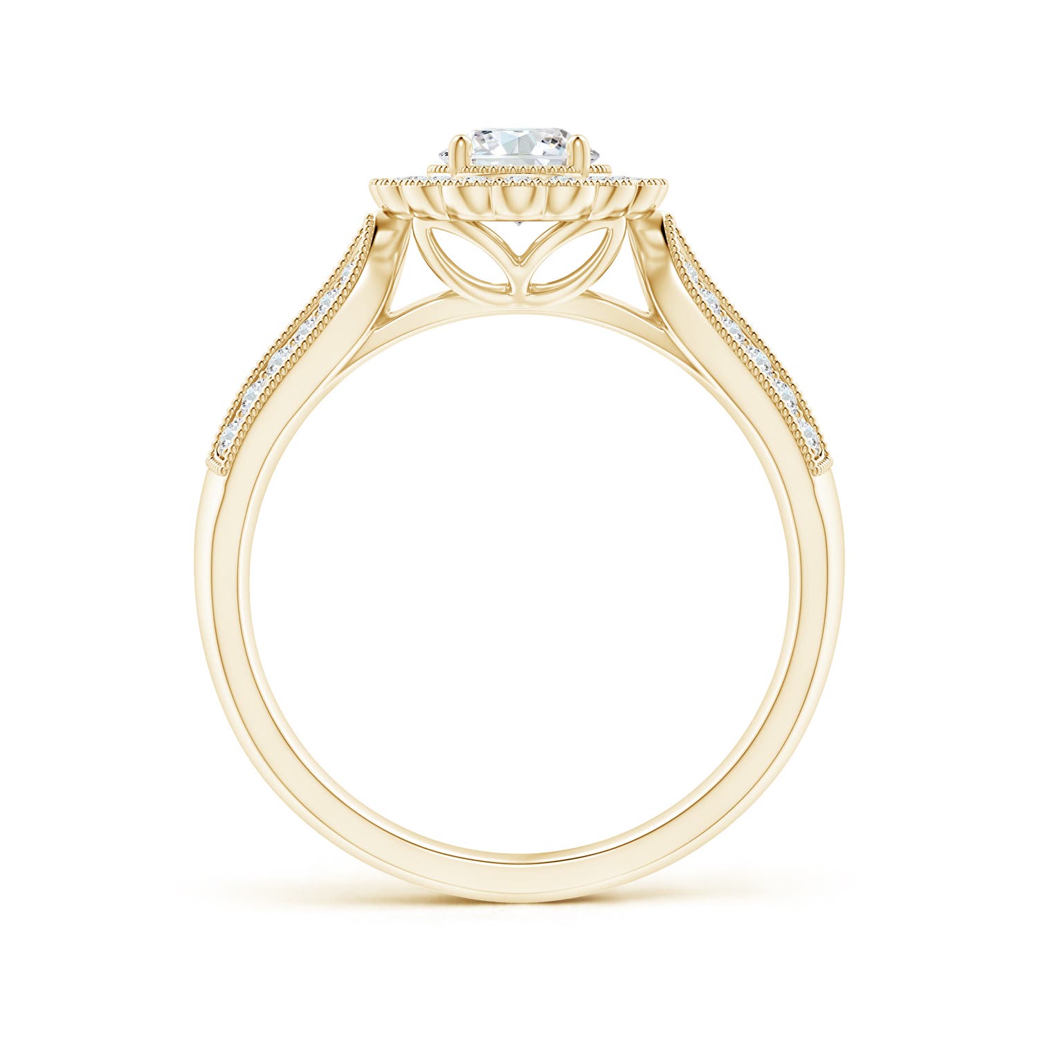 F-G, VS / 0.77 CT / 14 KT Yellow Gold