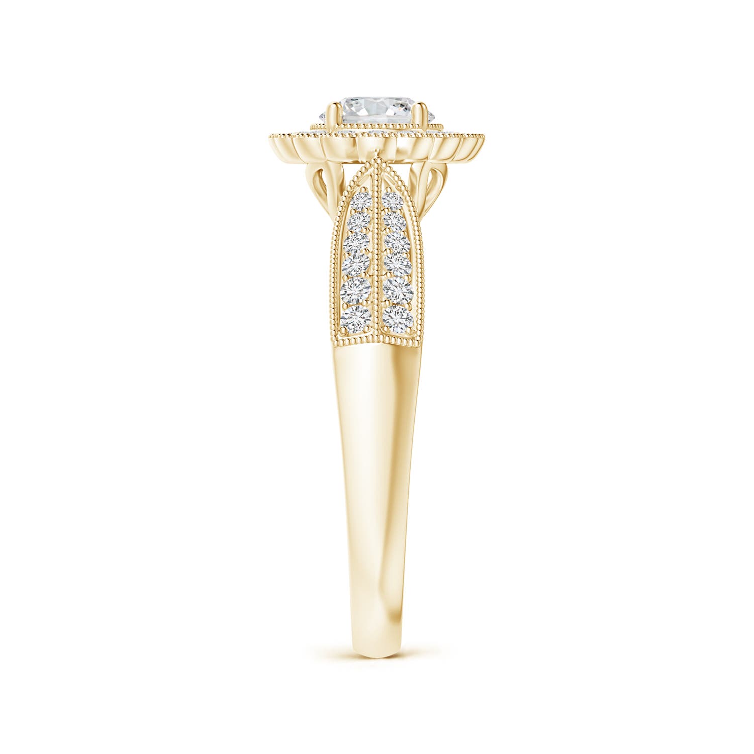 H, SI2 / 0.77 CT / 14 KT Yellow Gold