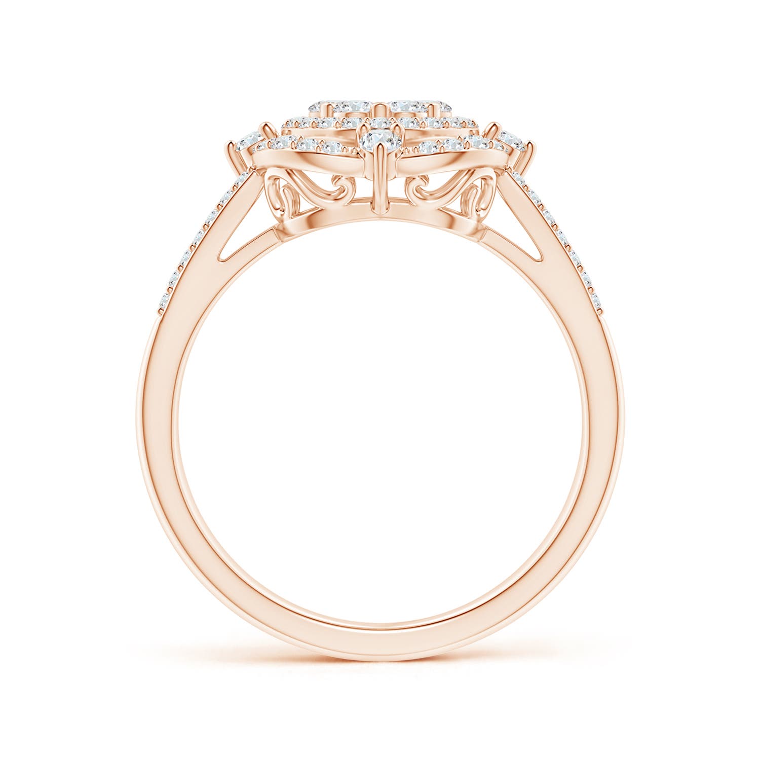 G, VS2 / 0.69 CT / 14 KT Rose Gold