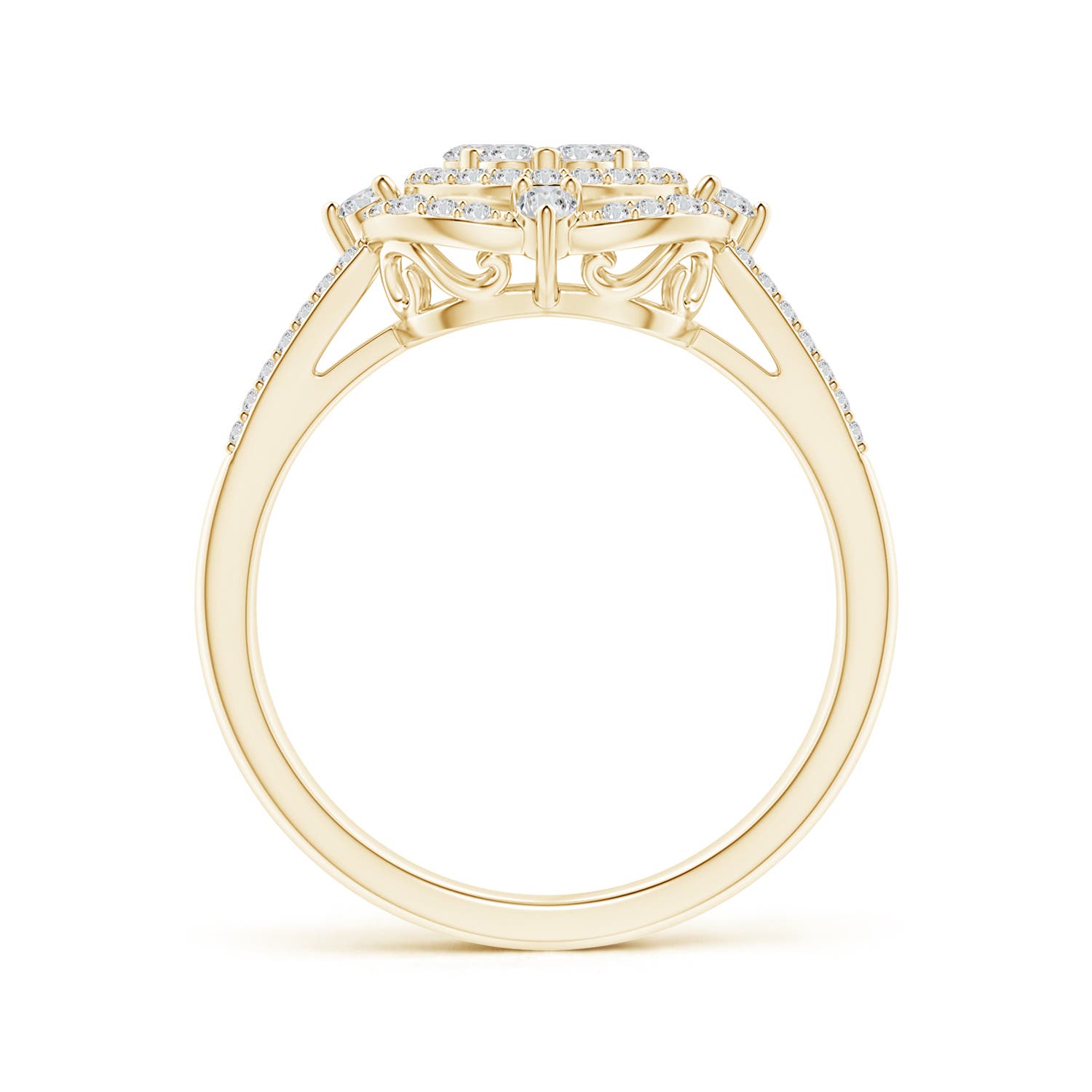 H, SI2 / 0.69 CT / 14 KT Yellow Gold