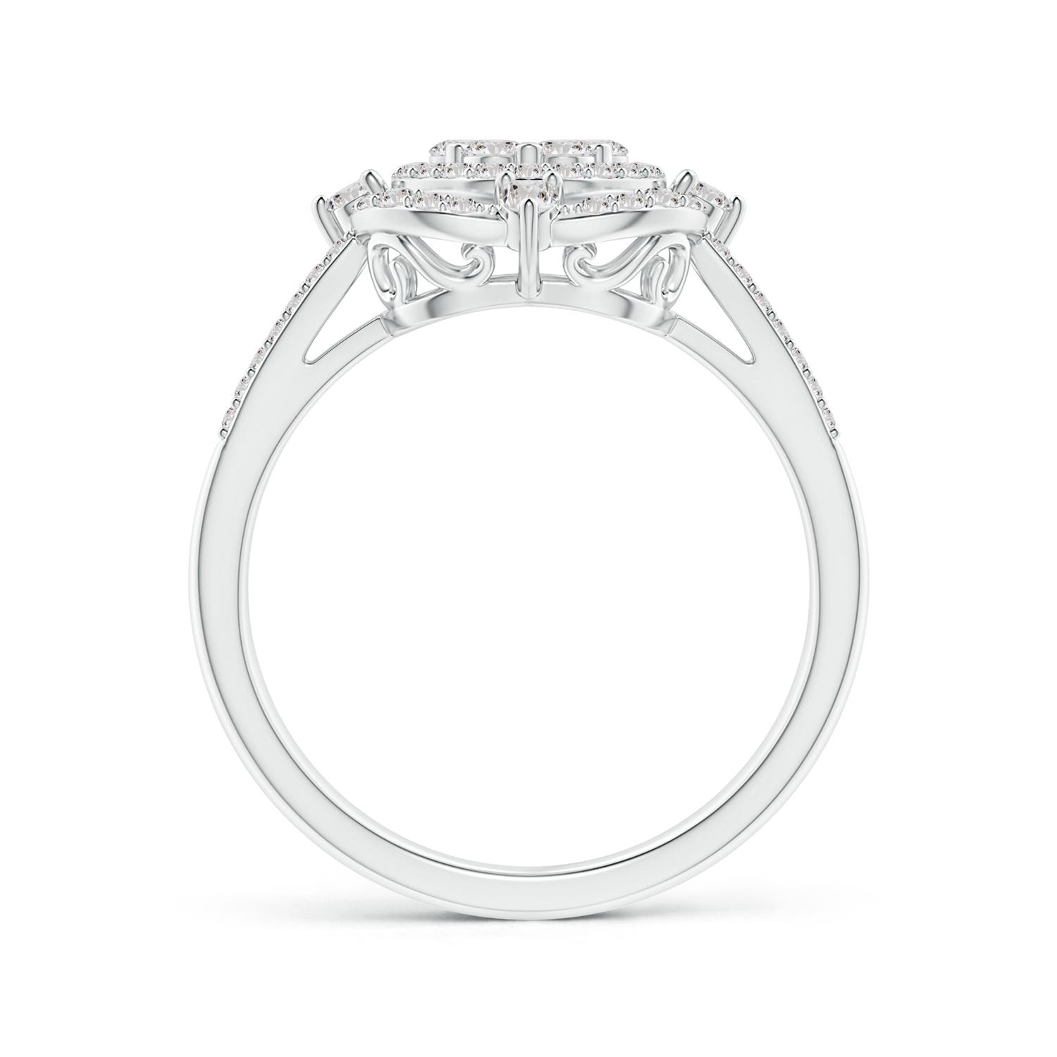 I-J, I1-I2 / 0.69 CT / 14 KT White Gold