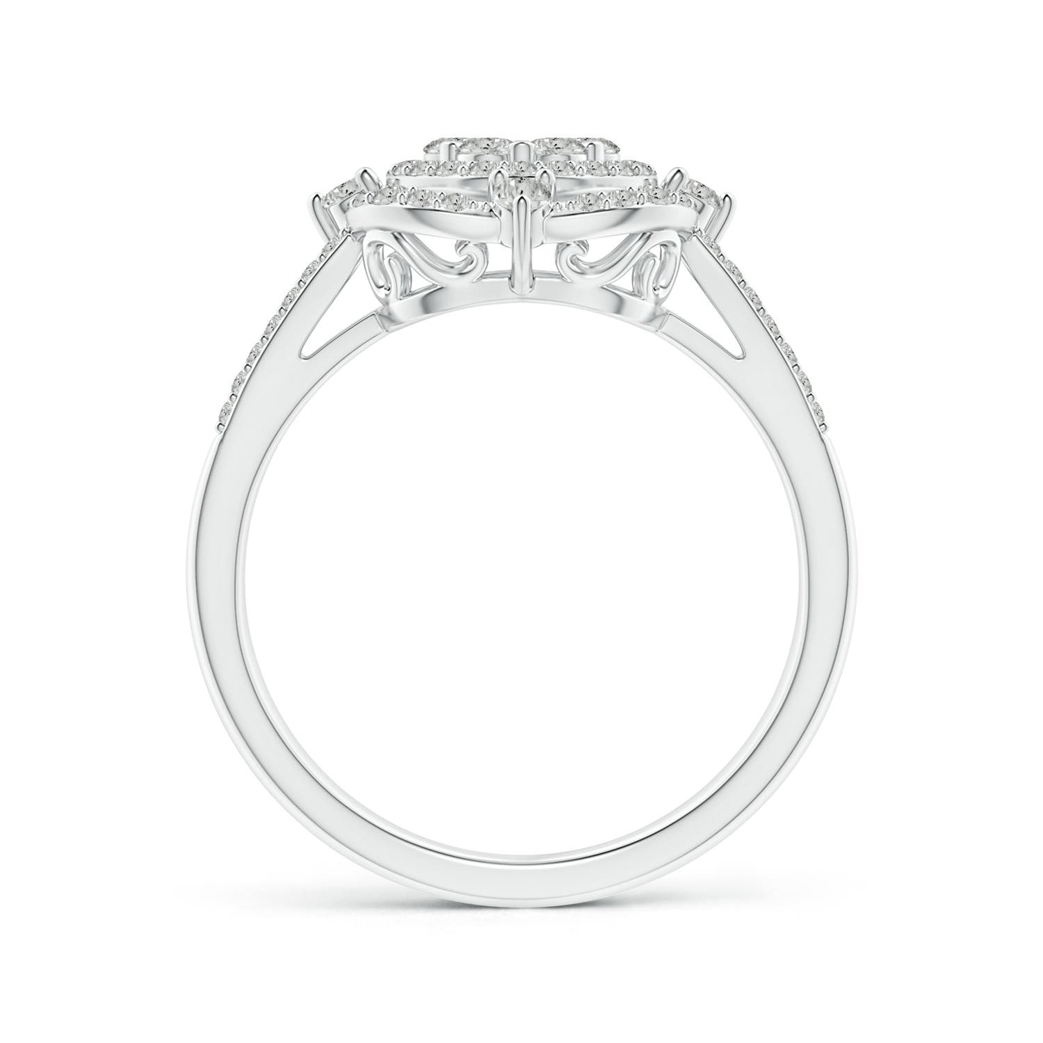 K, I3 / 0.69 CT / 14 KT White Gold