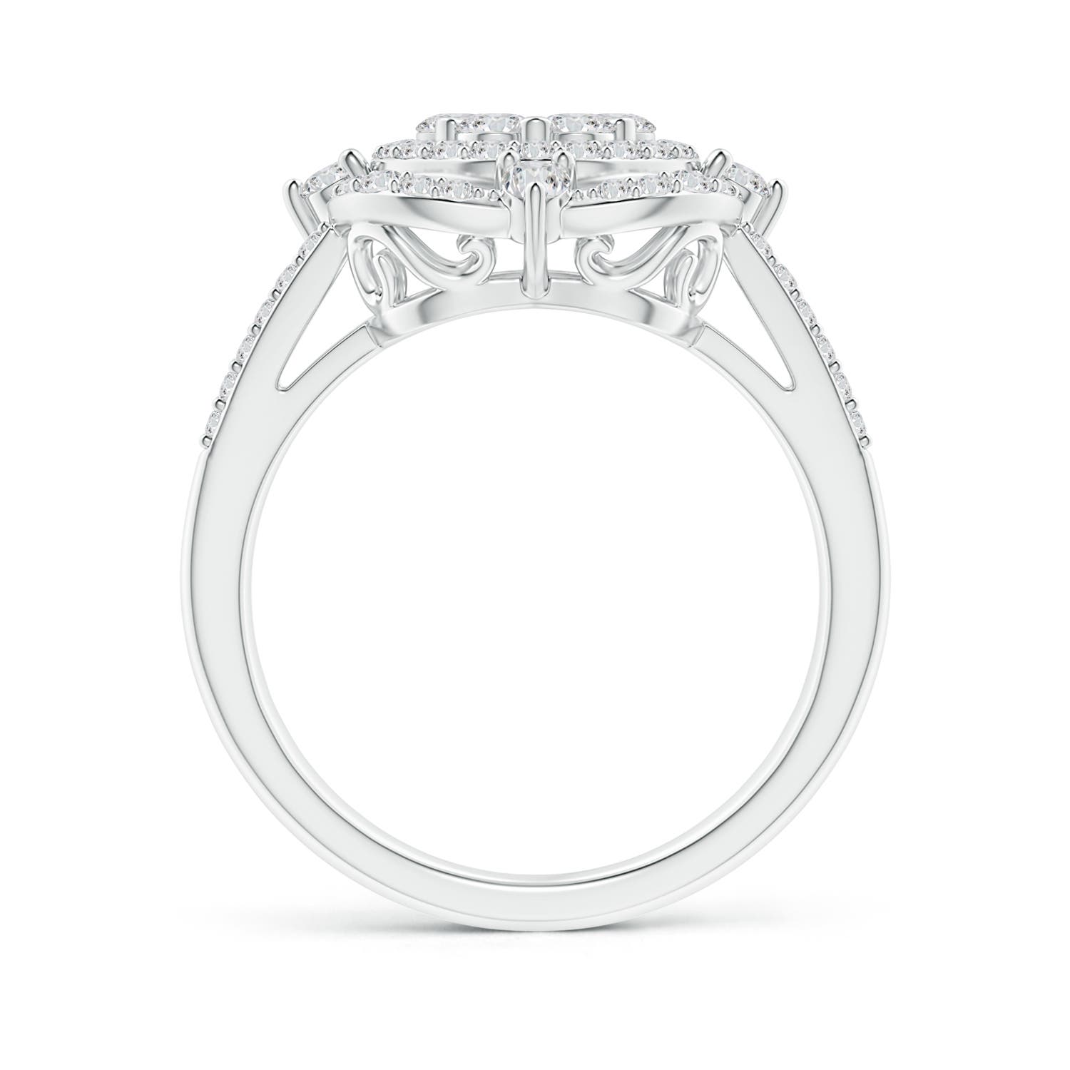 H, SI2 / 1.06 CT / 14 KT White Gold