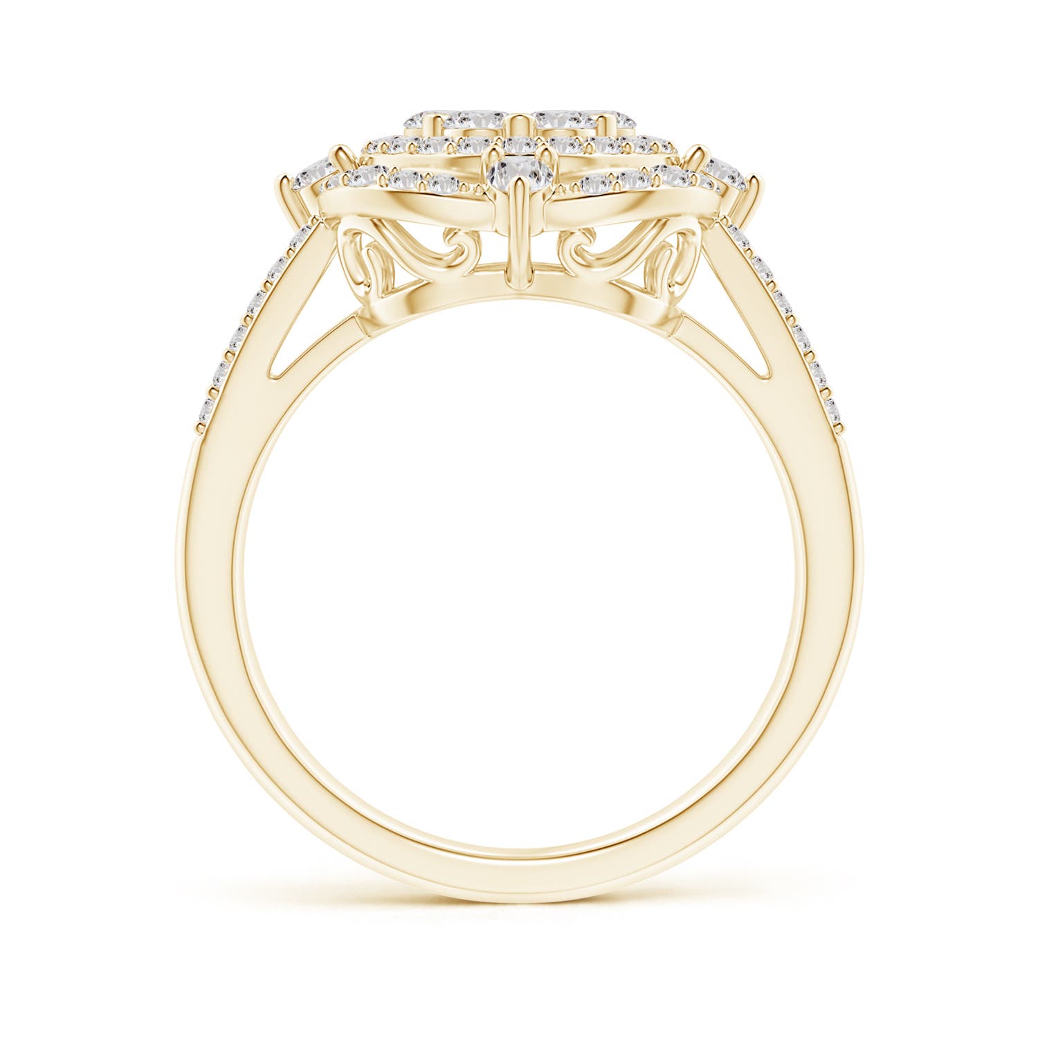 I-J, I1-I2 / 1.06 CT / 14 KT Yellow Gold