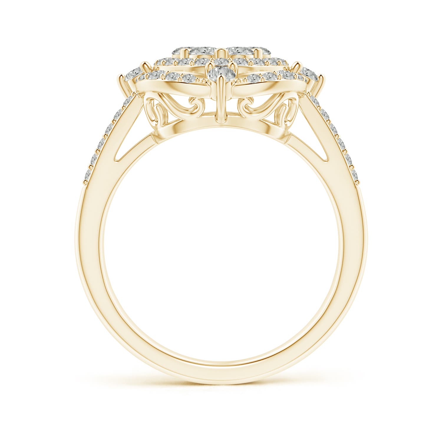 K, I3 / 1.06 CT / 14 KT Yellow Gold