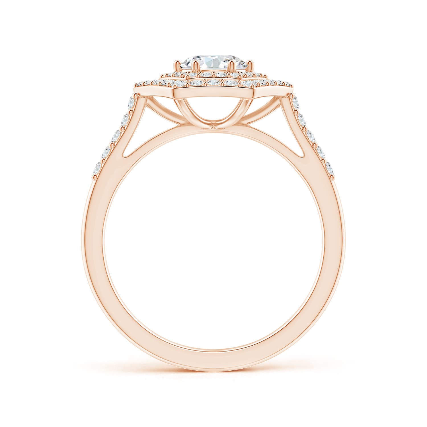 G, VS2 / 1 CT / 14 KT Rose Gold