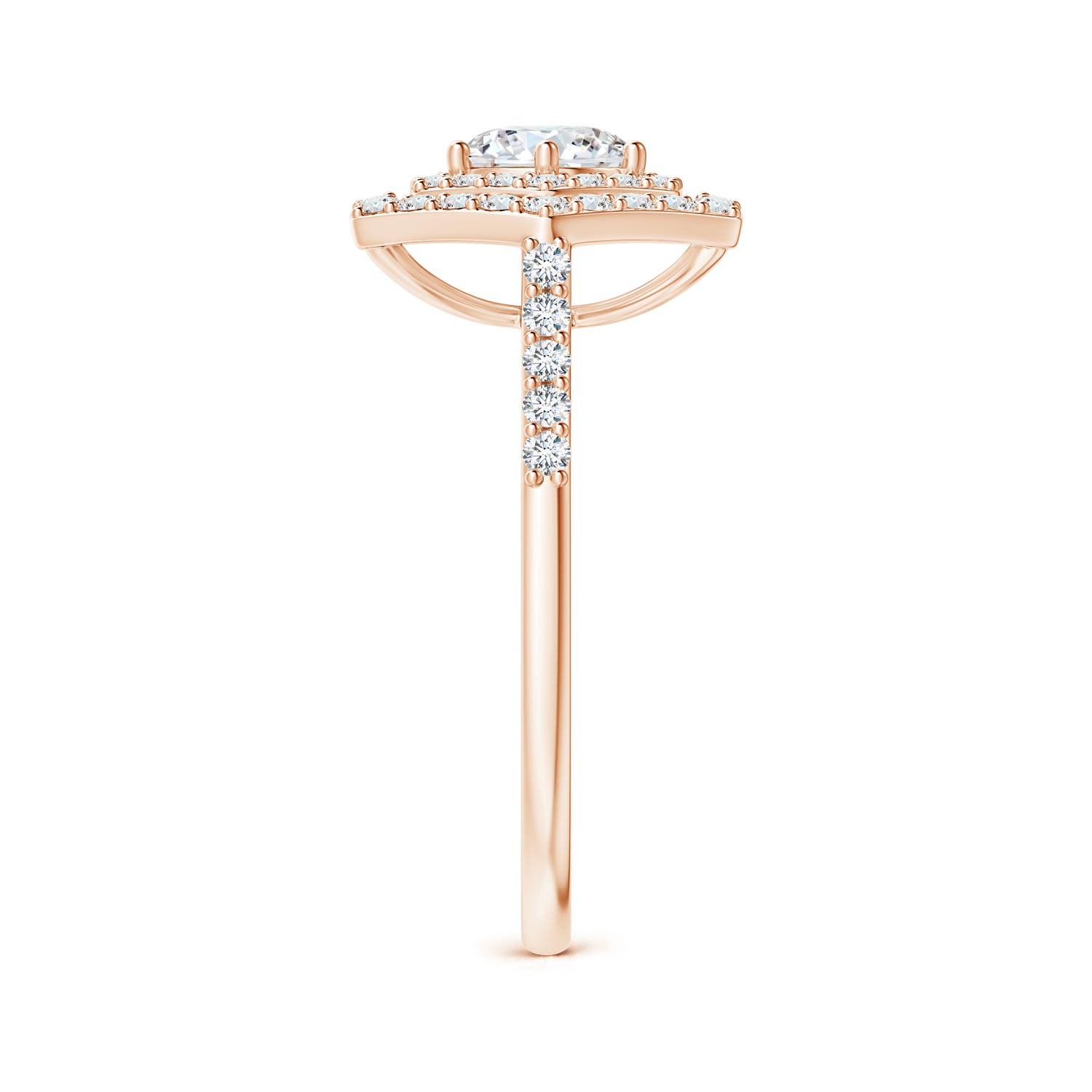 G, VS2 / 1.24 CT / 14 KT Rose Gold