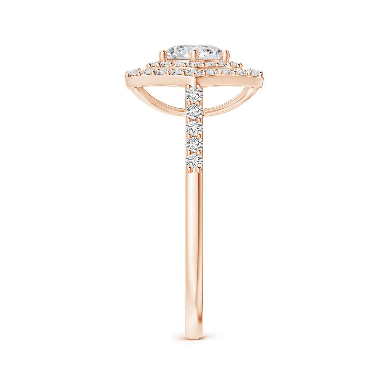 H, SI2 / 1.24 CT / 14 KT Rose Gold