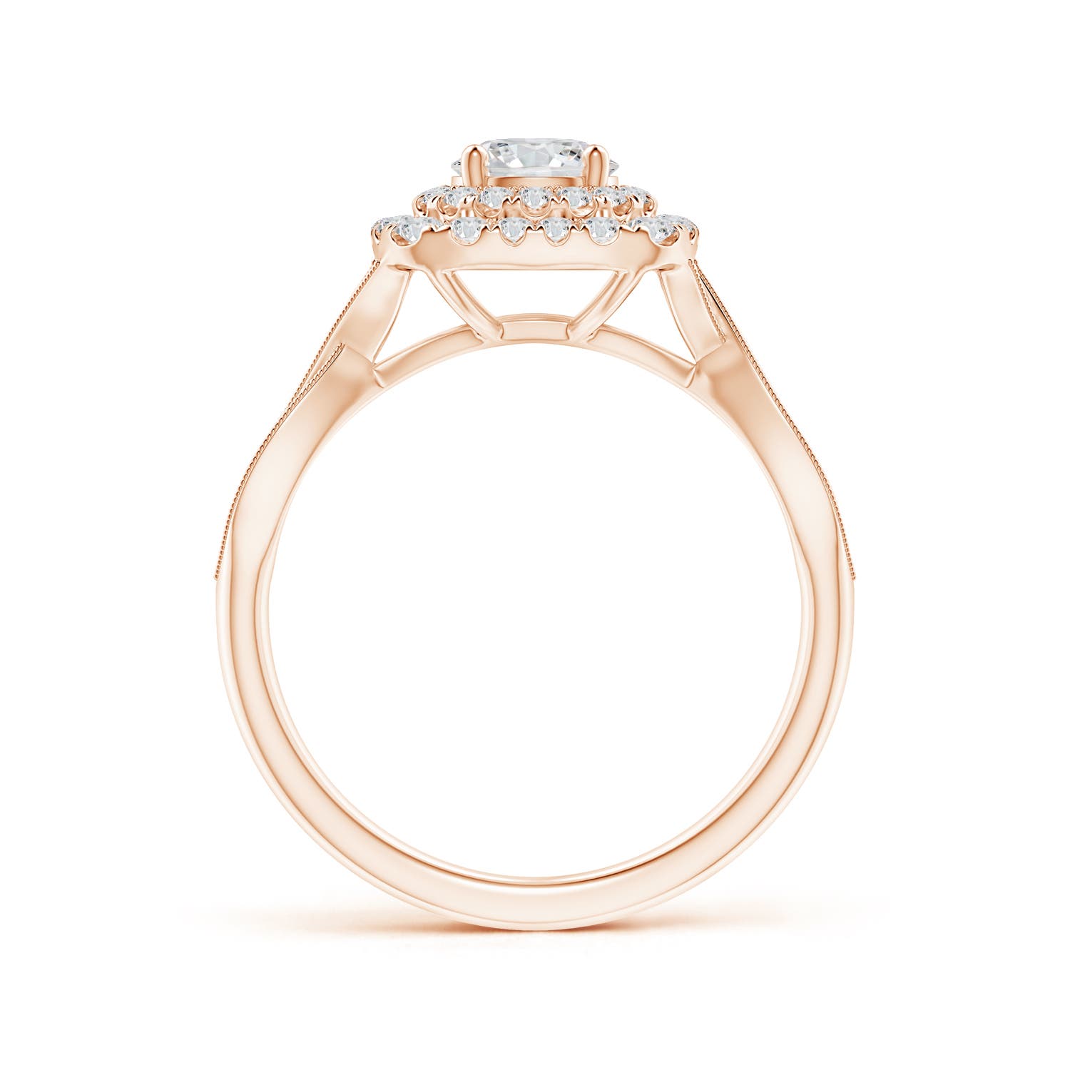 H, SI2 / 1.01 CT / 14 KT Rose Gold