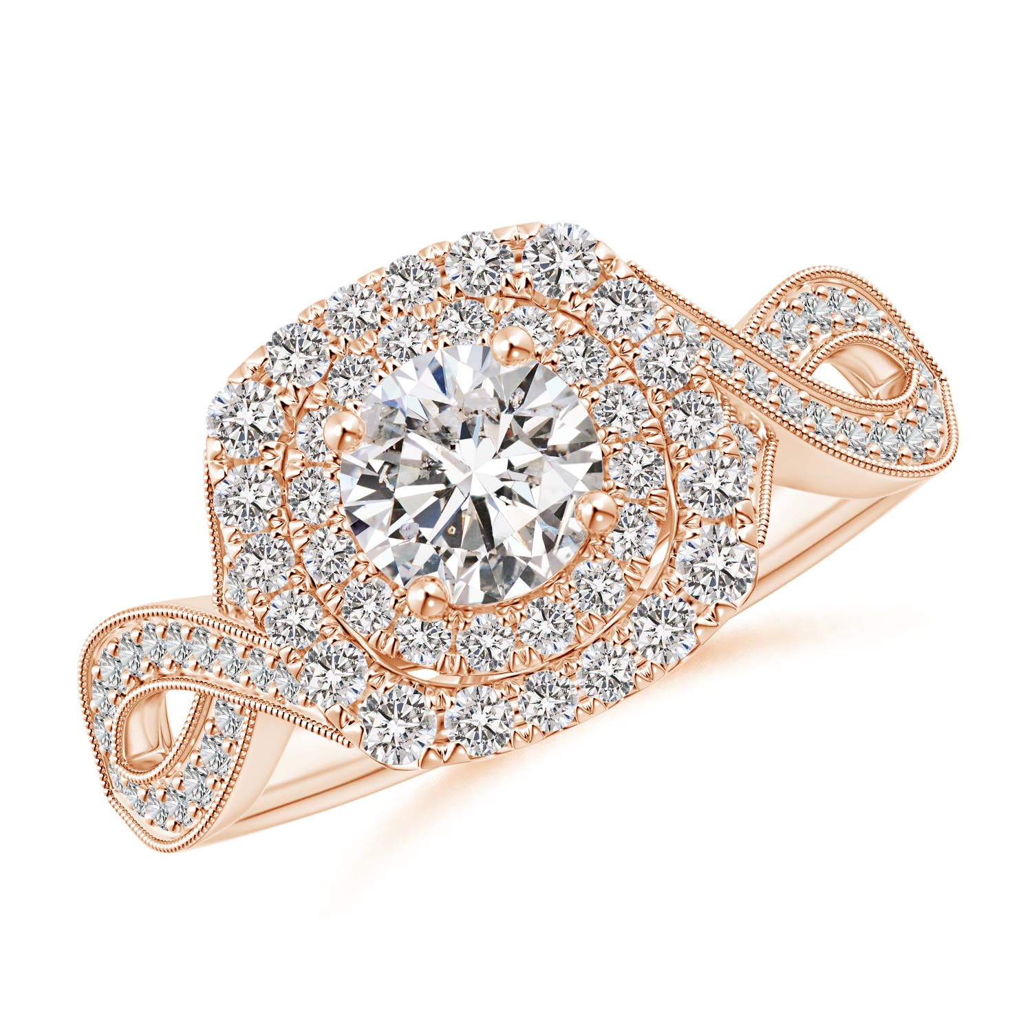 I-J, I1-I2 / 1.01 CT / 14 KT Rose Gold