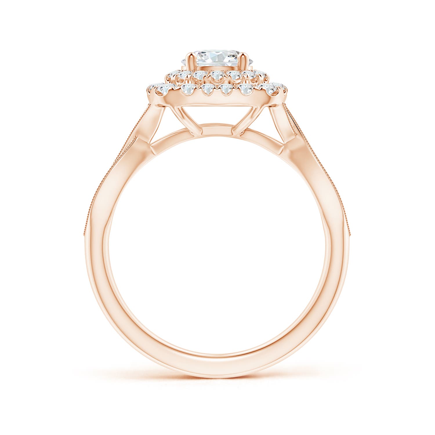 F-G, VS / 1.25 CT / 14 KT Rose Gold