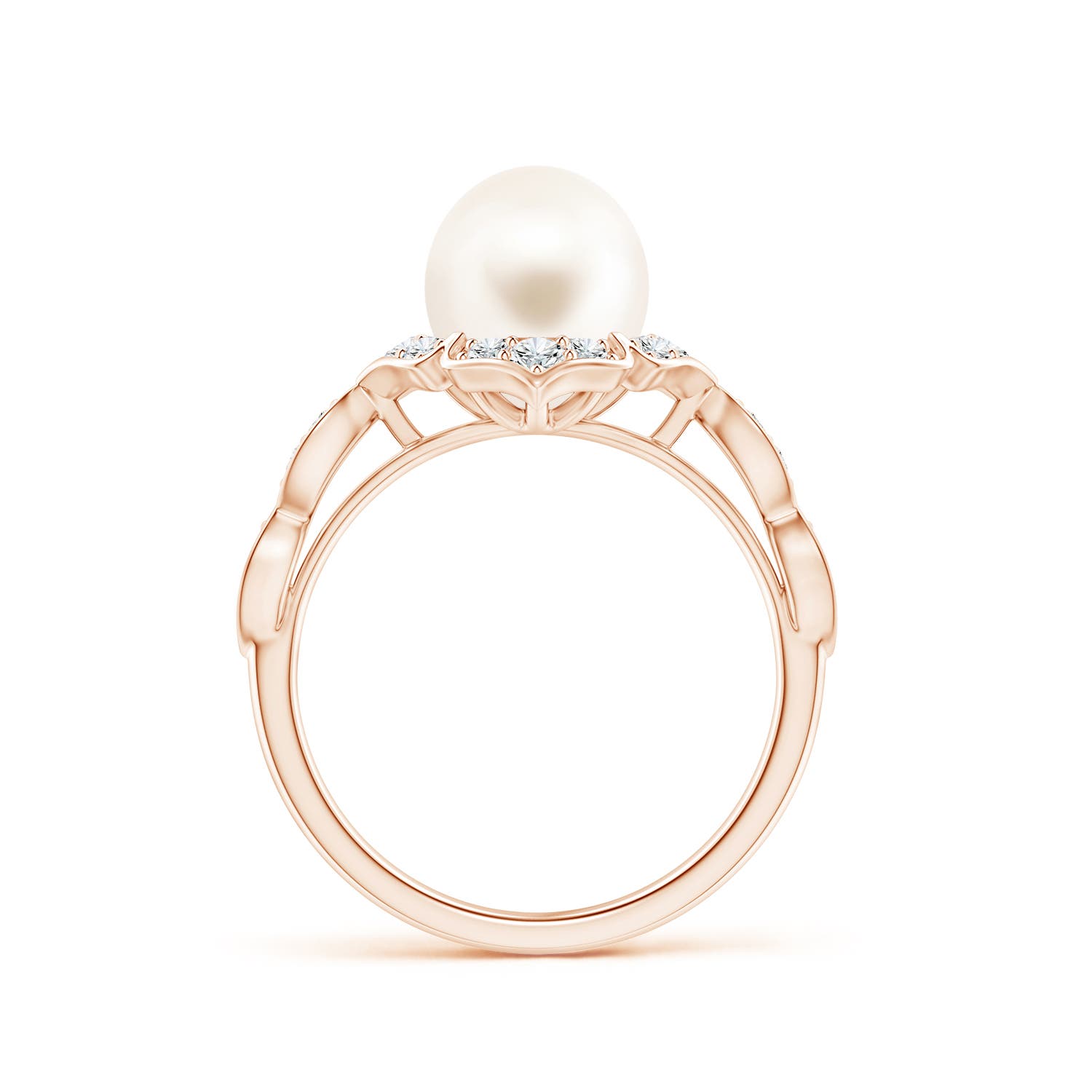 AAA / 4.08 CT / 14 KT Rose Gold