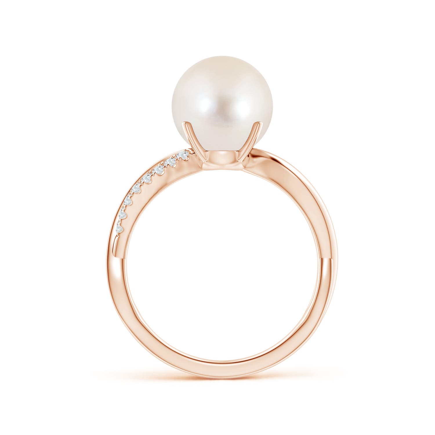 AAAA / 5.38 CT / 14 KT Rose Gold