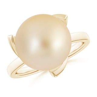 Round AA Golden South Sea Cultured Pearl